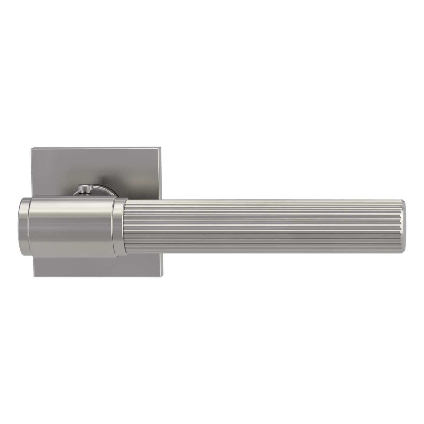 Griffwerk VAYA 136 ARIS fast2fix - Oberfläche: Samtgrau, Rosettenform: Eckig, Verriegelung: Smart2lock Din Rs