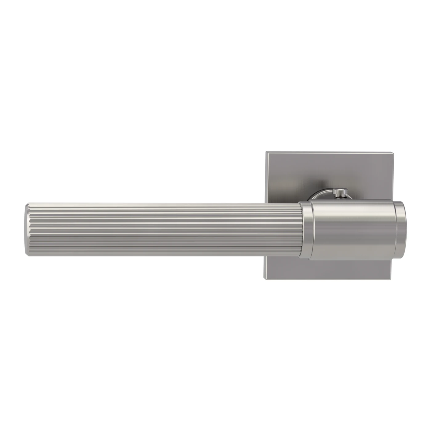 Griffwerk VAYA 136 ARIS fast2fix - Oberfläche: Samtgrau, Rosettenform: Eckig, Verriegelung: Smart2lock Din Ls