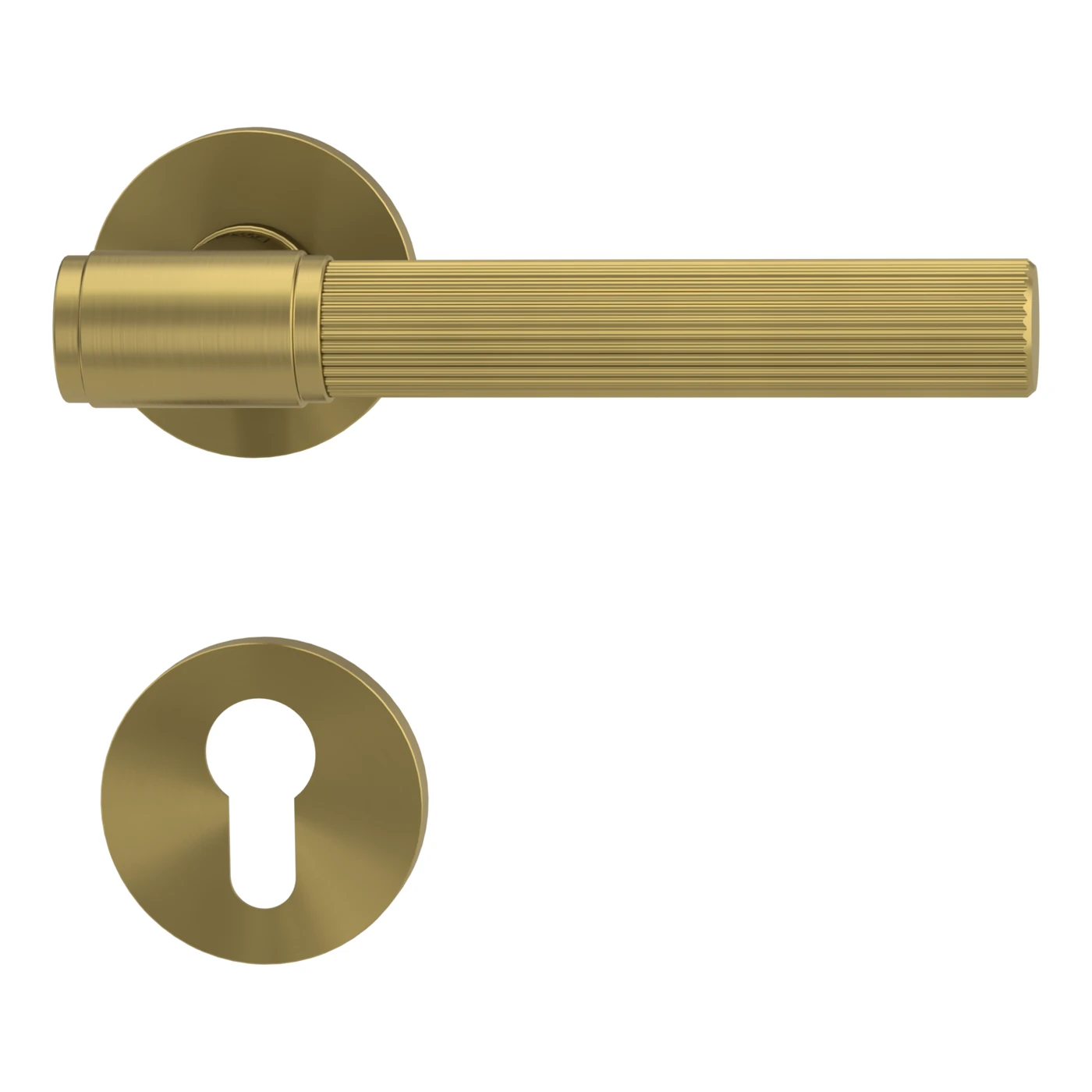 [136910221] Griffwerk VAYA 136 ARIS fast2fix (Gold matt, Rund, Profilzylinder)