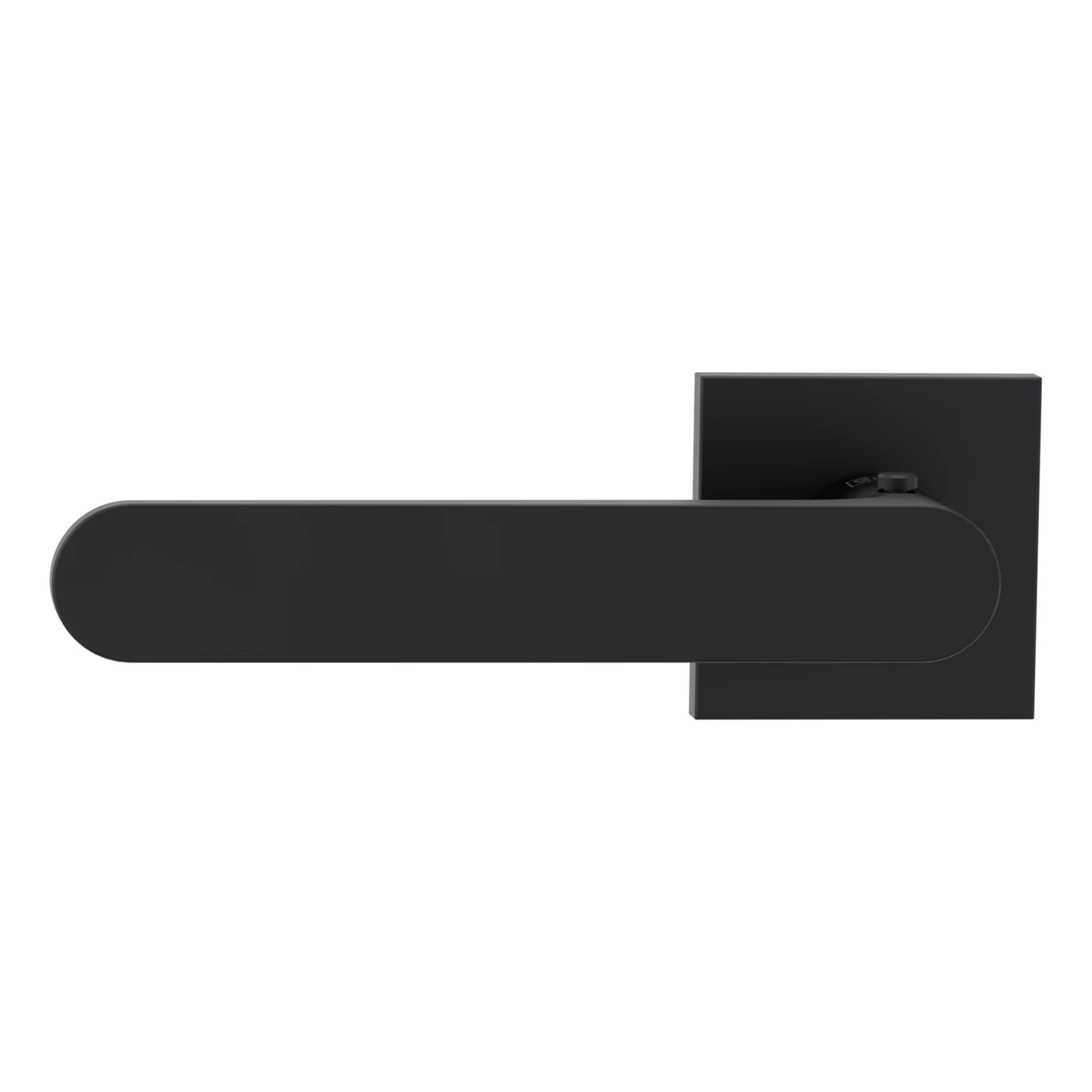 Griffwerk VAYA 291 AVUS fast2fix - Oberfläche: Graphitschwarz, Rosettenform: Eckig, Verriegelung: Smart2lock Din Ls