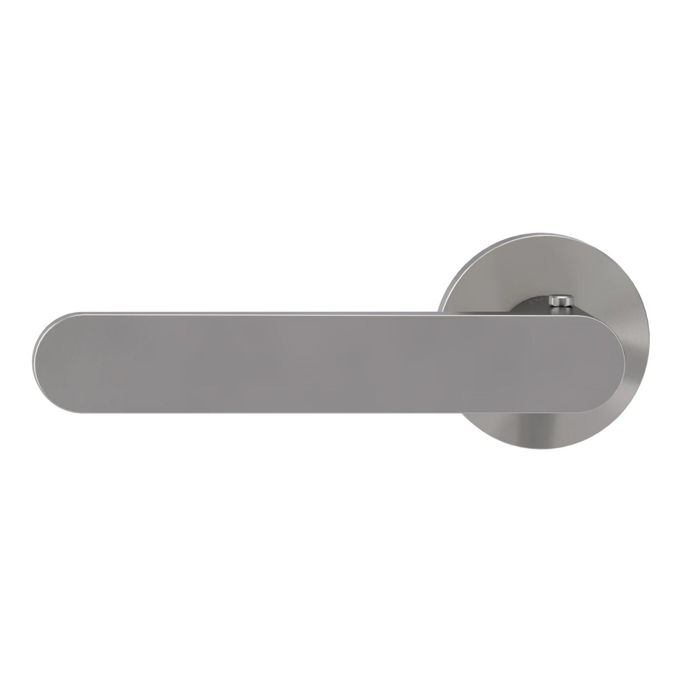 Griffwerk VAYA 291 AVUS fast2fix - Oberfläche: Samtgrau, Rosettenform: Rund, Verriegelung: Smart2lock Din Ls