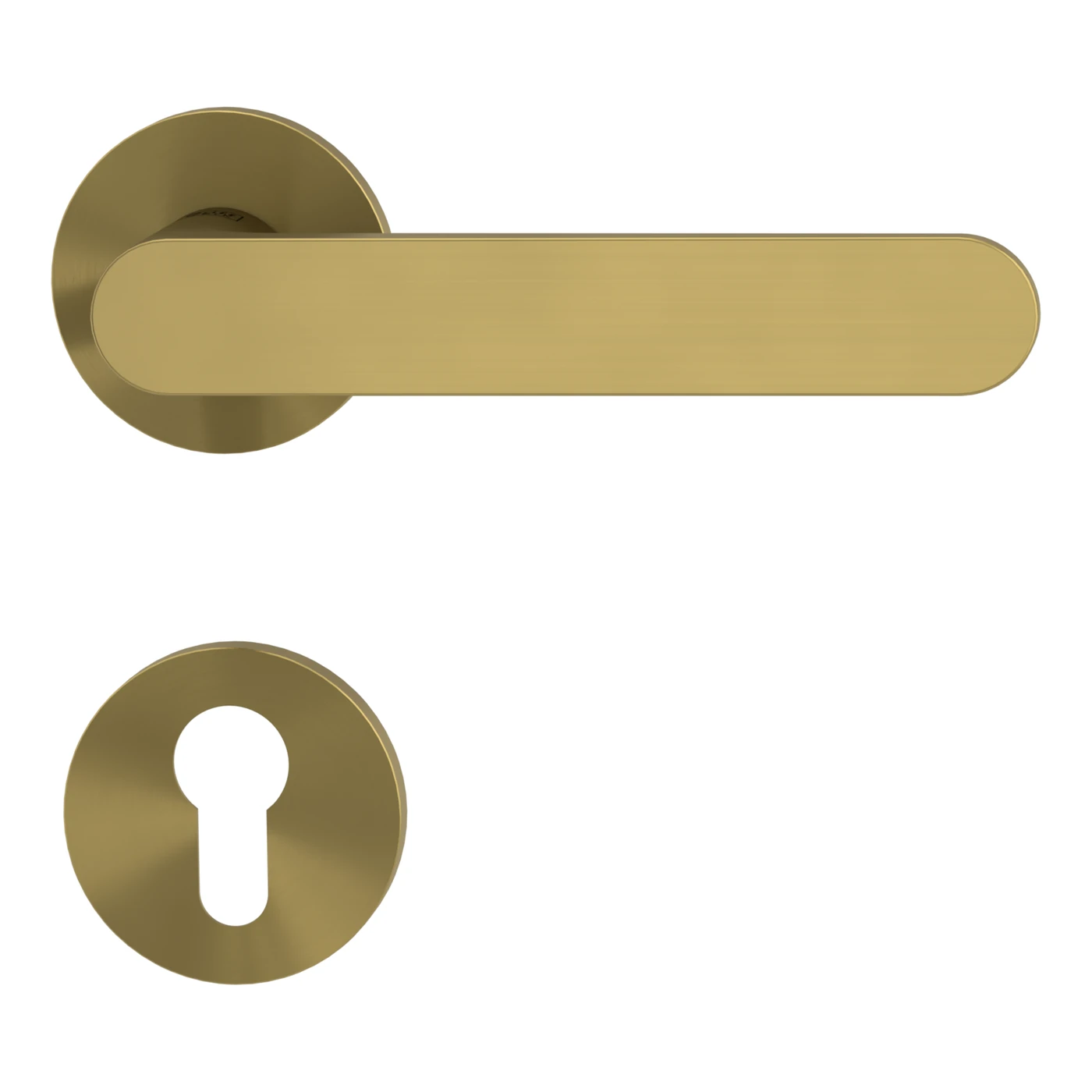 [291910221] Griffwerk VAYA 291 AVUS fast2fix (Gold matt, Rund, Profilzylinder)