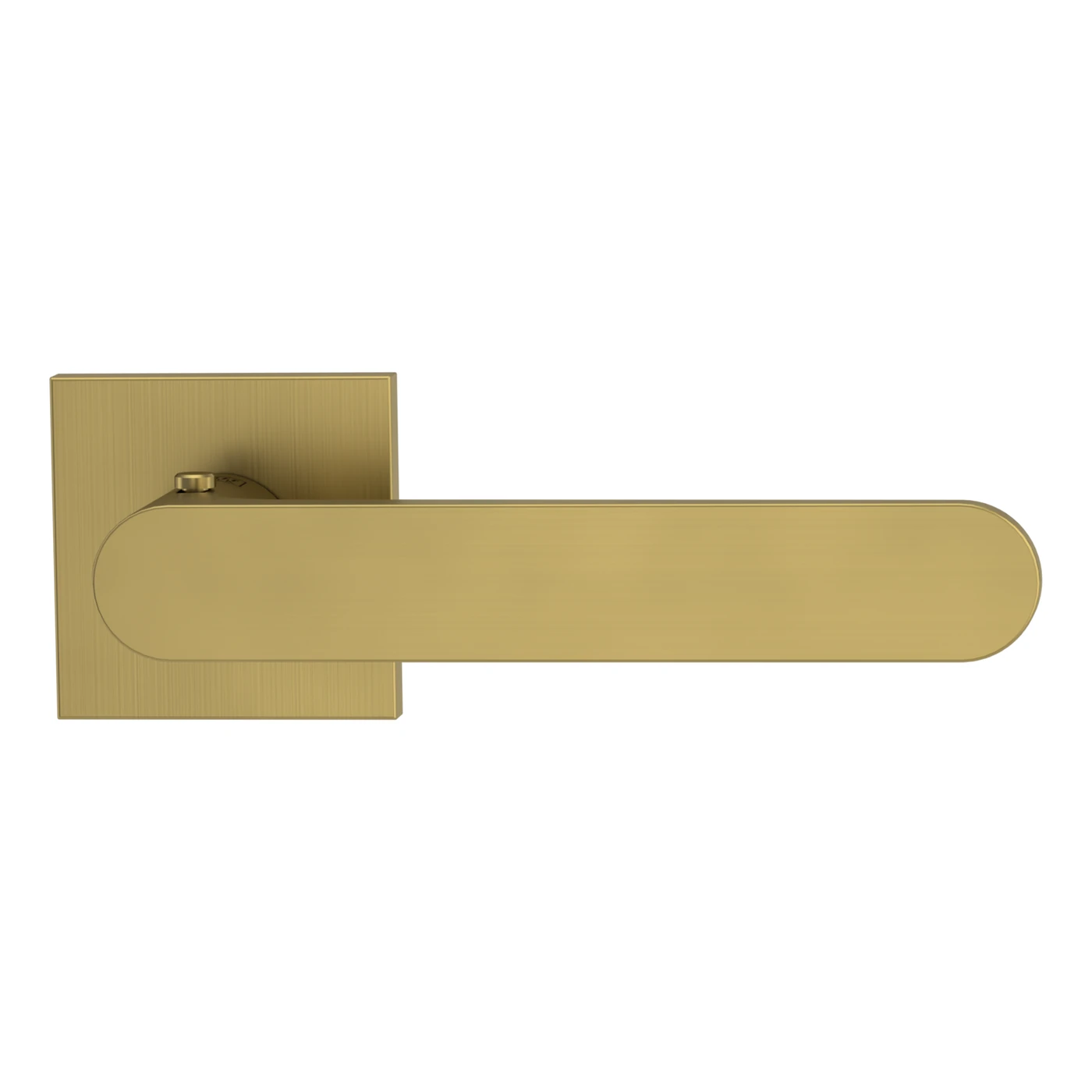 Griffwerk VAYA 291 AVUS fast2fix - Oberfläche: Gold matt, Rosettenform: Eckig, Verriegelung: Smart2lock Din Rs