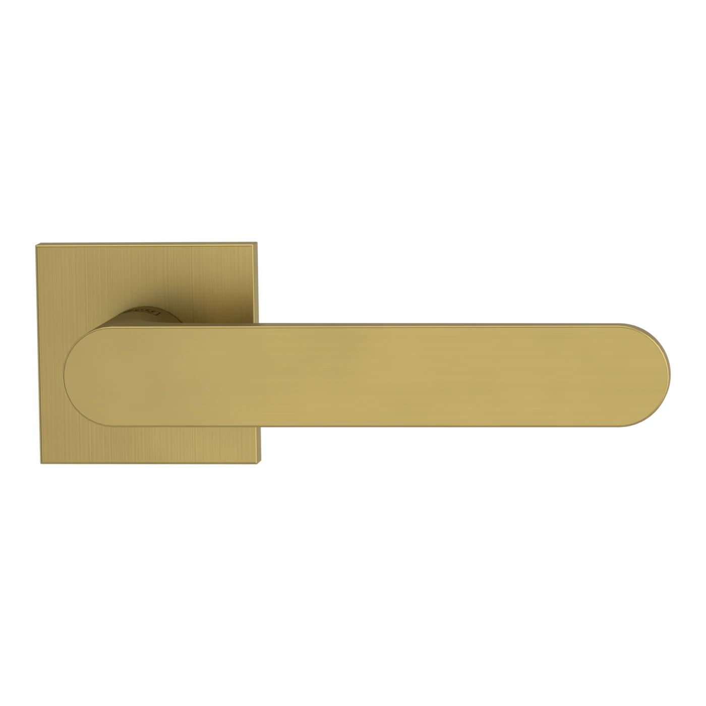 Griffwerk VAYA 291 AVUS fast2fix - Oberfläche: Gold matt, Rosettenform: Eckig, Verriegelung: OS