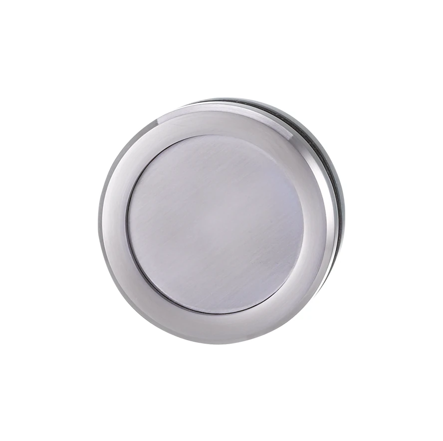 Griffmuschel CIRCLE Edelstahl-Optik matt