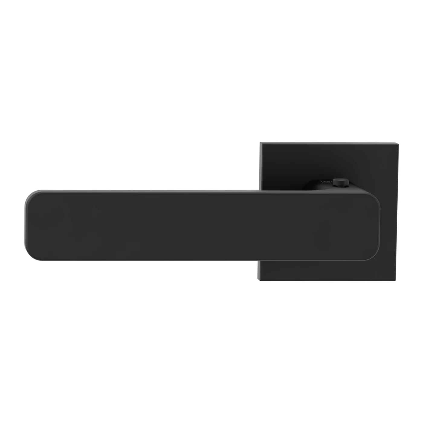 Griffwerk VAYA 265 MINIMAL MODERN fast2fix - Rosettenform: Eckig, Verriegelung: Smart2lock Din Ls, Oberfläche: Graphitschwarz