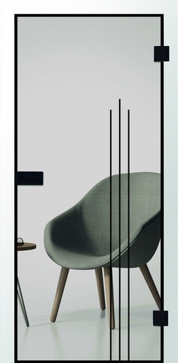 Erkelenz Glasschiebetür Cubus 13 Black Line