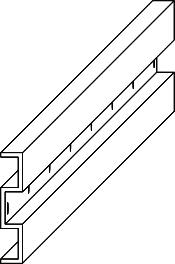 Technische Zeichnung [480035118] Griffwerk Wandabstand-Set PLANEO X (Graphitschwarz, 2000, 18,5 mm)