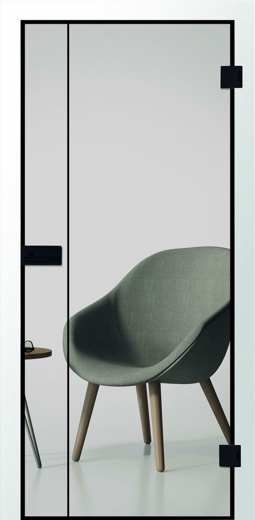 Erkelenz Glasschiebetür Cubus 16 Black Line