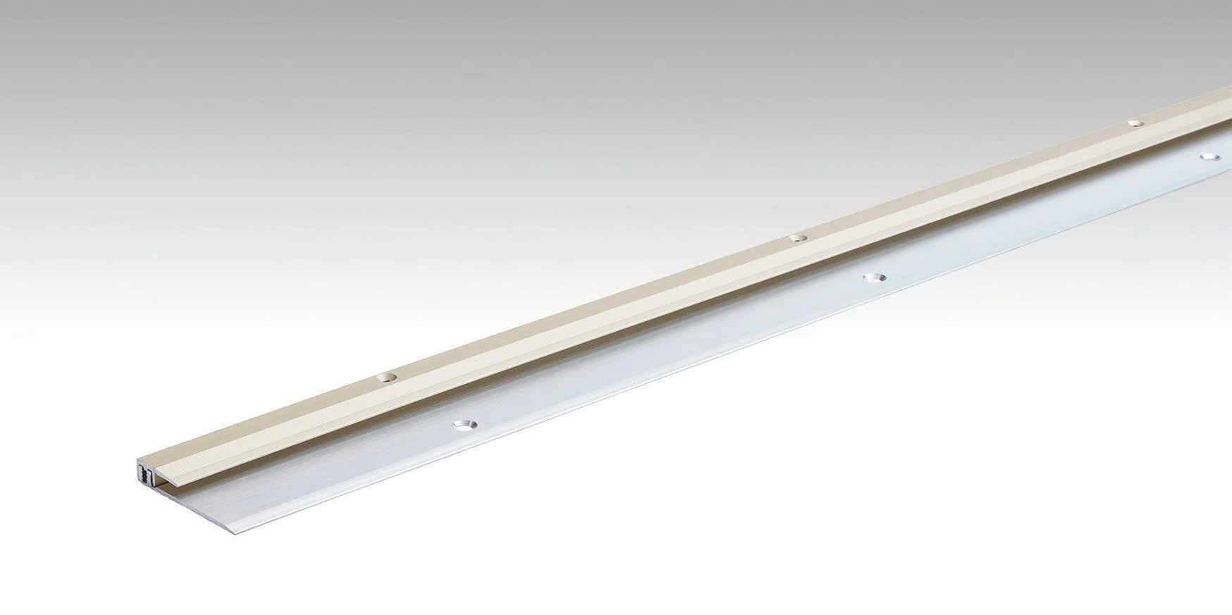 Meister Abschlussprofil Typ 101 (2,5 bis 7 mm) - Oberfläche: Sand eloxiert, Länge (mm): 2700 mm