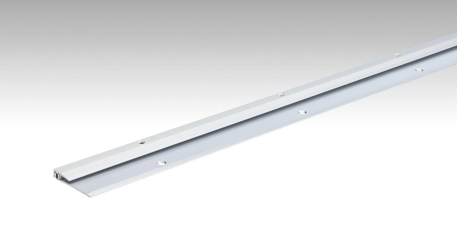 [800017-1000-00220] Meister Abschlussprofil Typ 101 (2,5 bis 7 mm) (Silber eloxiert, 1000 mm)