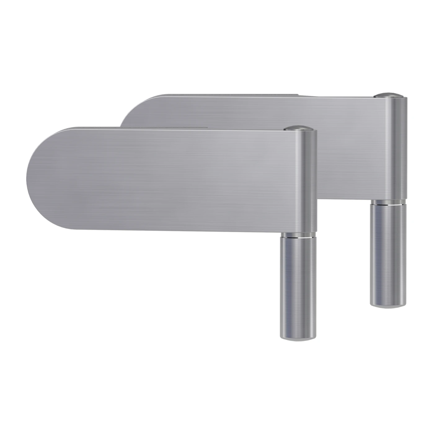 Griffwerk Türbänder für Glastüren CLASSICO/SMILE Studio - Oberfläche: Edelstahl-Optik matt