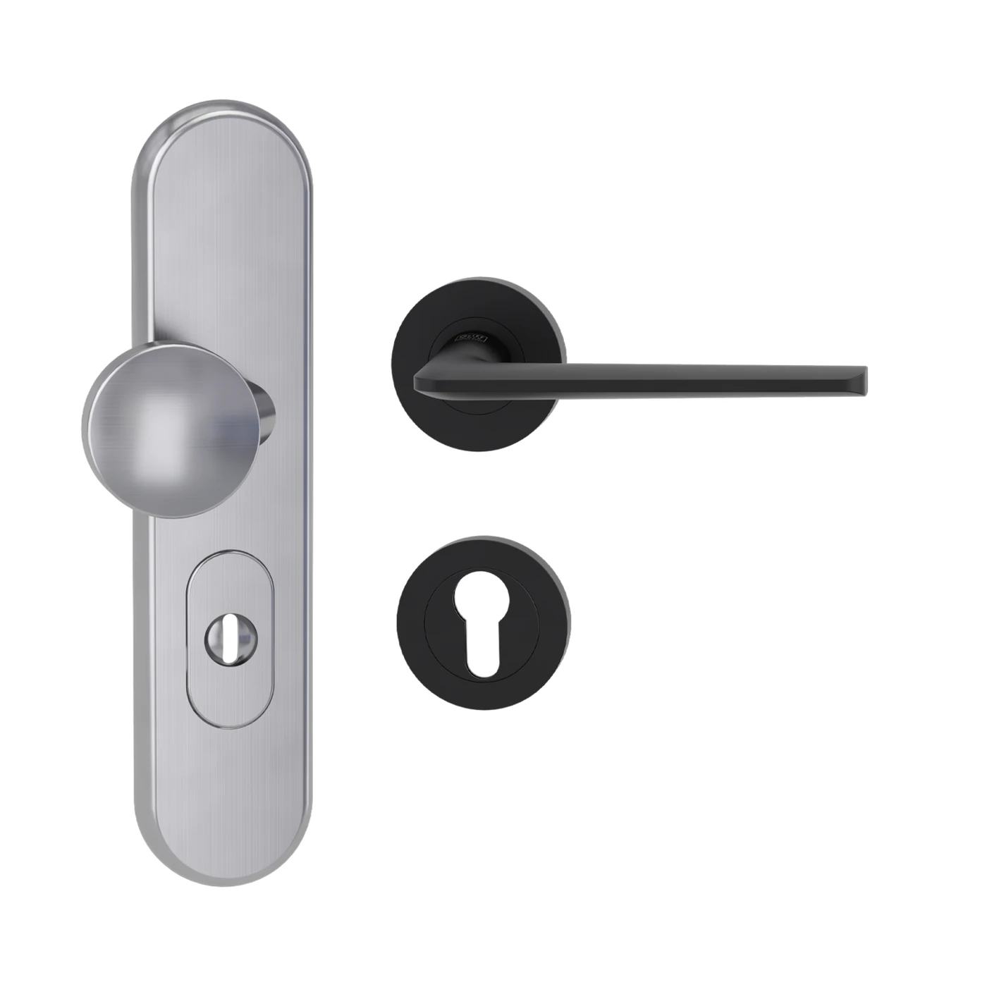 Kombi-Schutzbeschlag TITANO SB_882 mit Griff REMOTE
