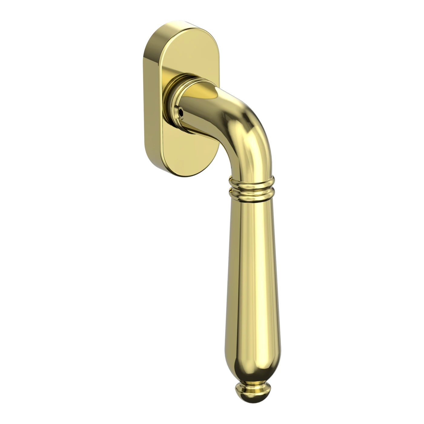 Fenstergriff VAYA 333 CAROLA Messing-Optik
