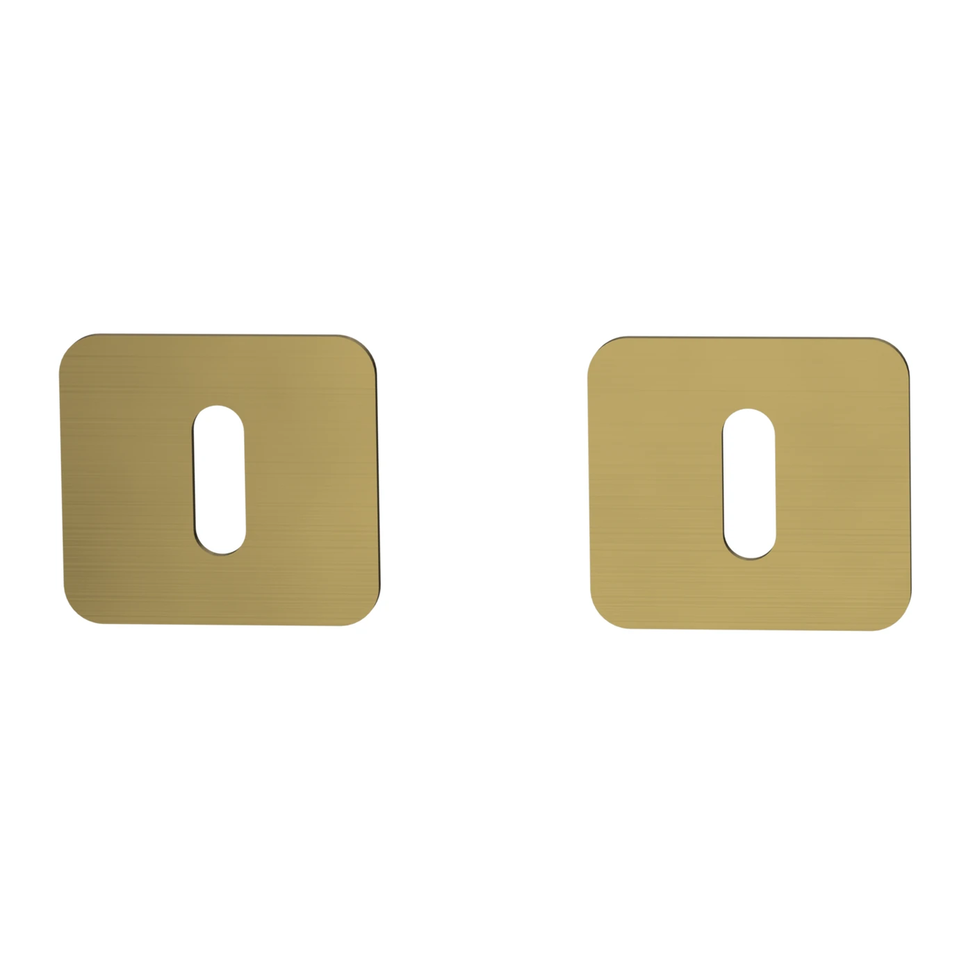 [Z010180174] Griffwerk Schlüsselrosettenpaar ONE (Gold matt, Buntbart)