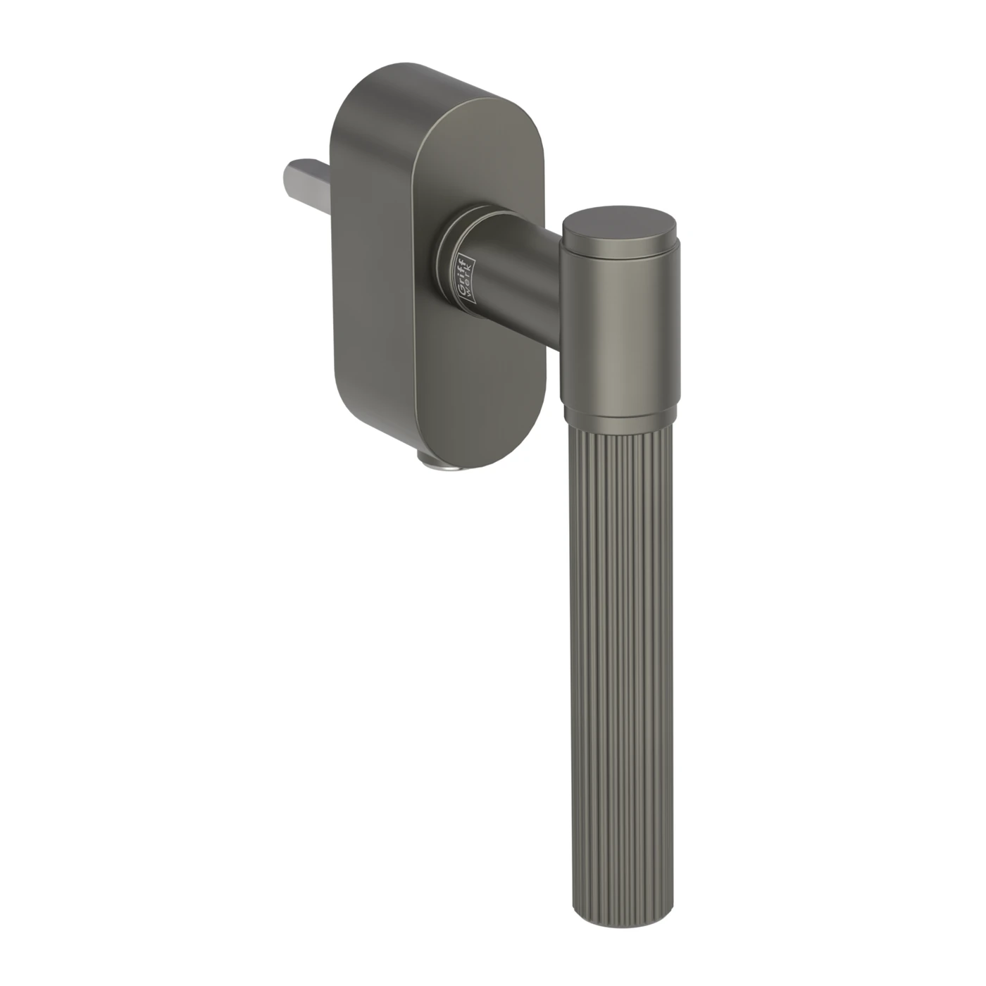 Griffwerk Fenstergriff VAYA 136 ARIS - Oberfläche: Kaschmirgrau, DIN: Links, Fensterfunktion: verschließbar, Stiftlänge: 7 x 40 mm