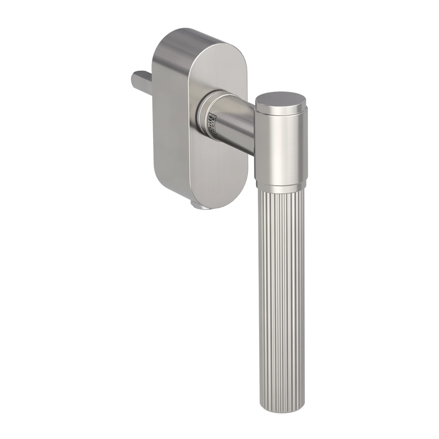 Griffwerk Fenstergriff VAYA 136 ARIS - Oberfläche: Samtgrau, DIN: Links, Fensterfunktion: verschließbar, Stiftlänge: 7 x 40 mm