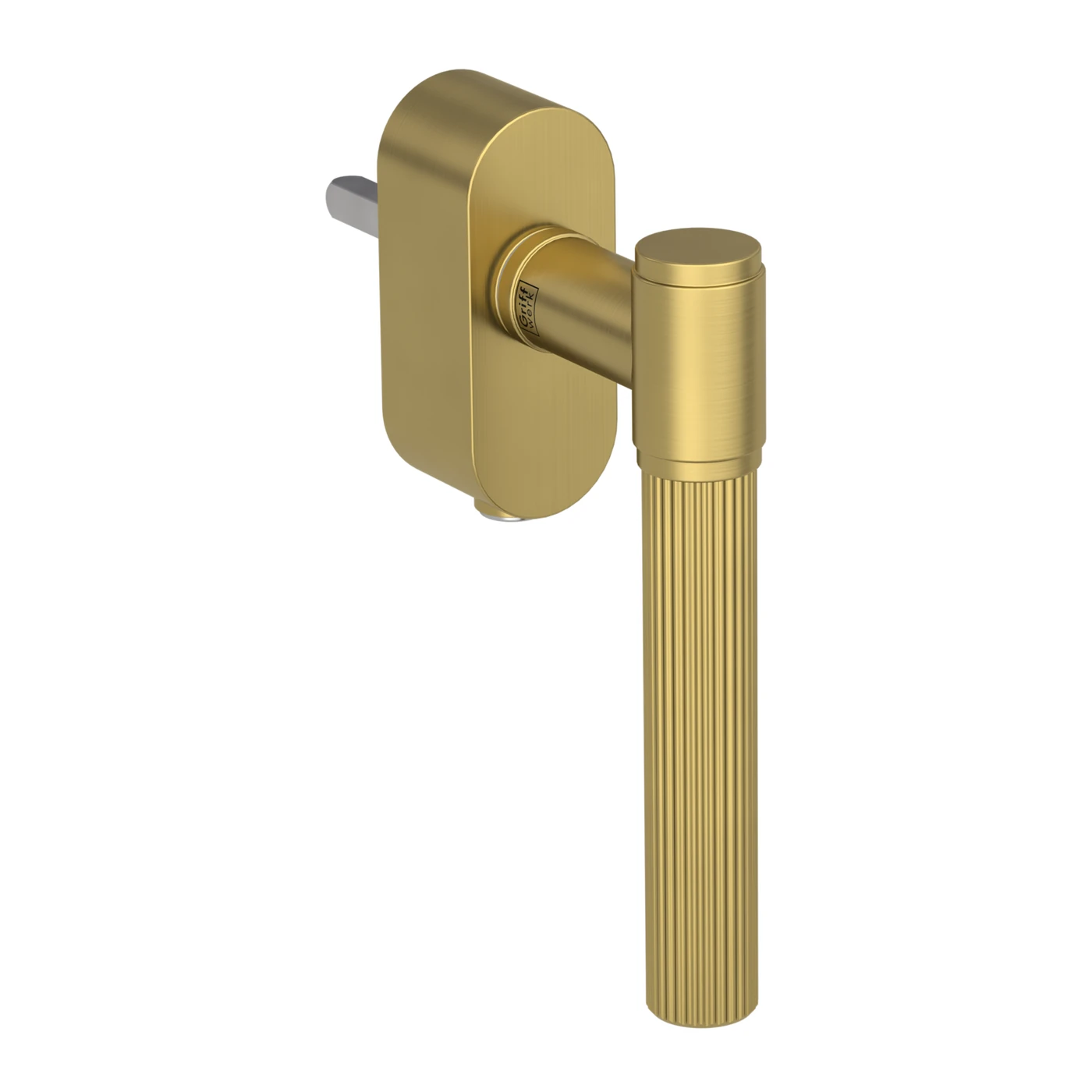 [136352121] Griffwerk Fenstergriff VAYA 136 ARIS (Gold matt, Links, verschließbar, 7 x 40 mm)