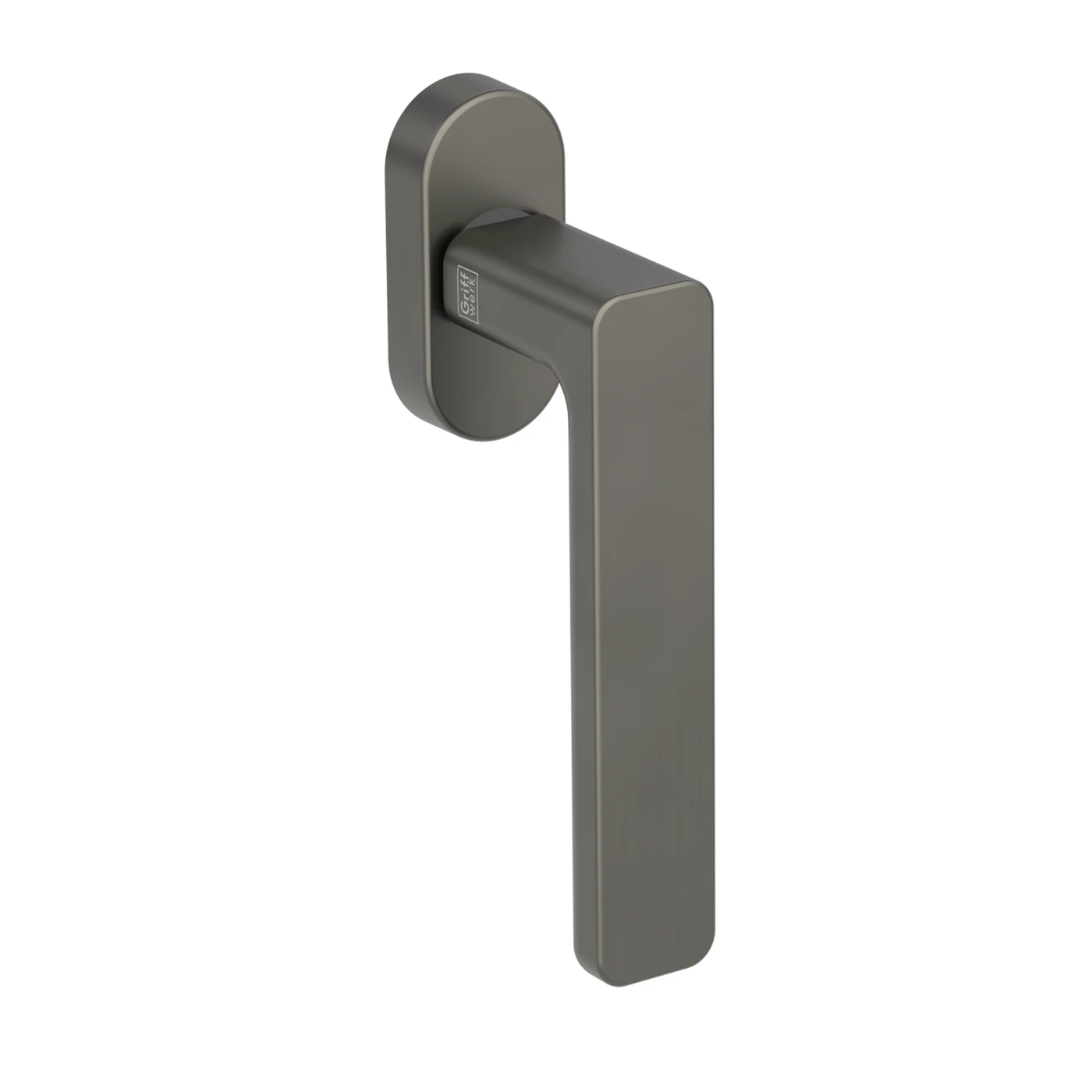 Griffwerk Fenstergriff VAYA 265 MINIMAL MODERN - Oberfläche: Kaschmirgrau, DIN: Links, Fensterfunktion: unverschließbar, Stiftlänge: 7 x 32 mm
