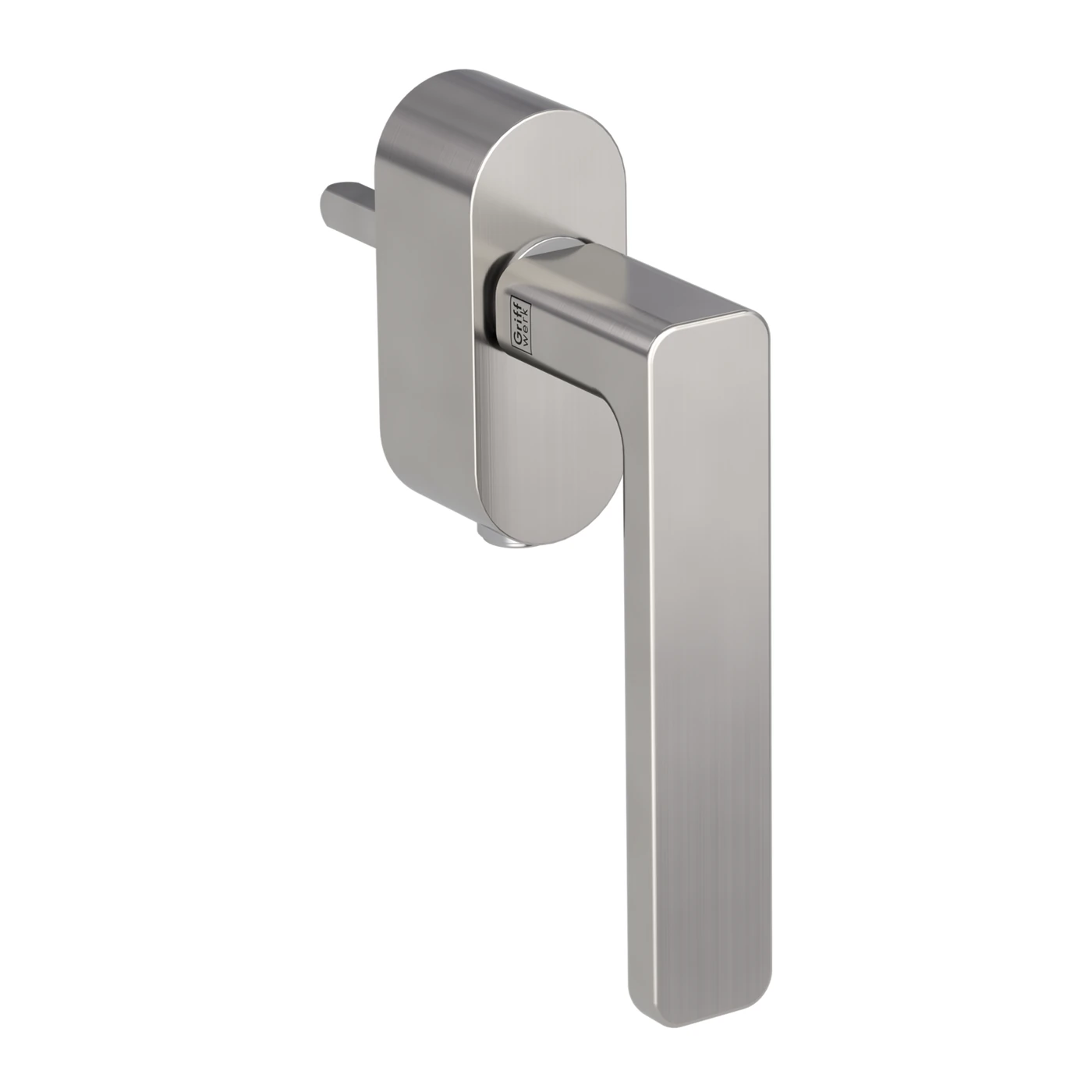 Griffwerk Fenstergriff VAYA 265 MINIMAL MODERN - Oberfläche: Samtgrau, DIN: Links, Fensterfunktion: verschließbar, Stiftlänge: 7 x 40 mm