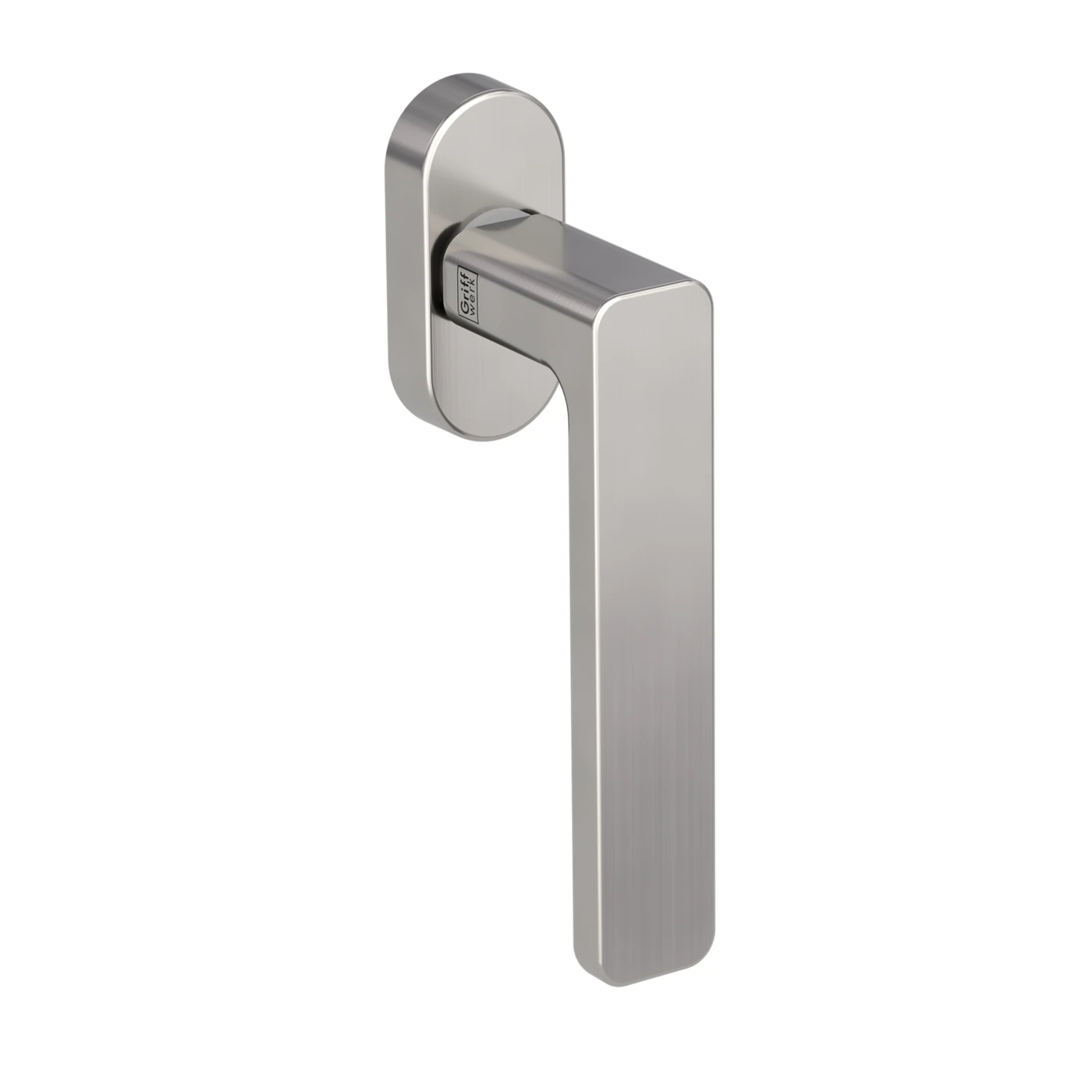 Griffwerk Fenstergriff VAYA 265 MINIMAL MODERN - Oberfläche: Samtgrau, DIN: Links, Fensterfunktion: unverschließbar, Stiftlänge: 7 x 32 mm