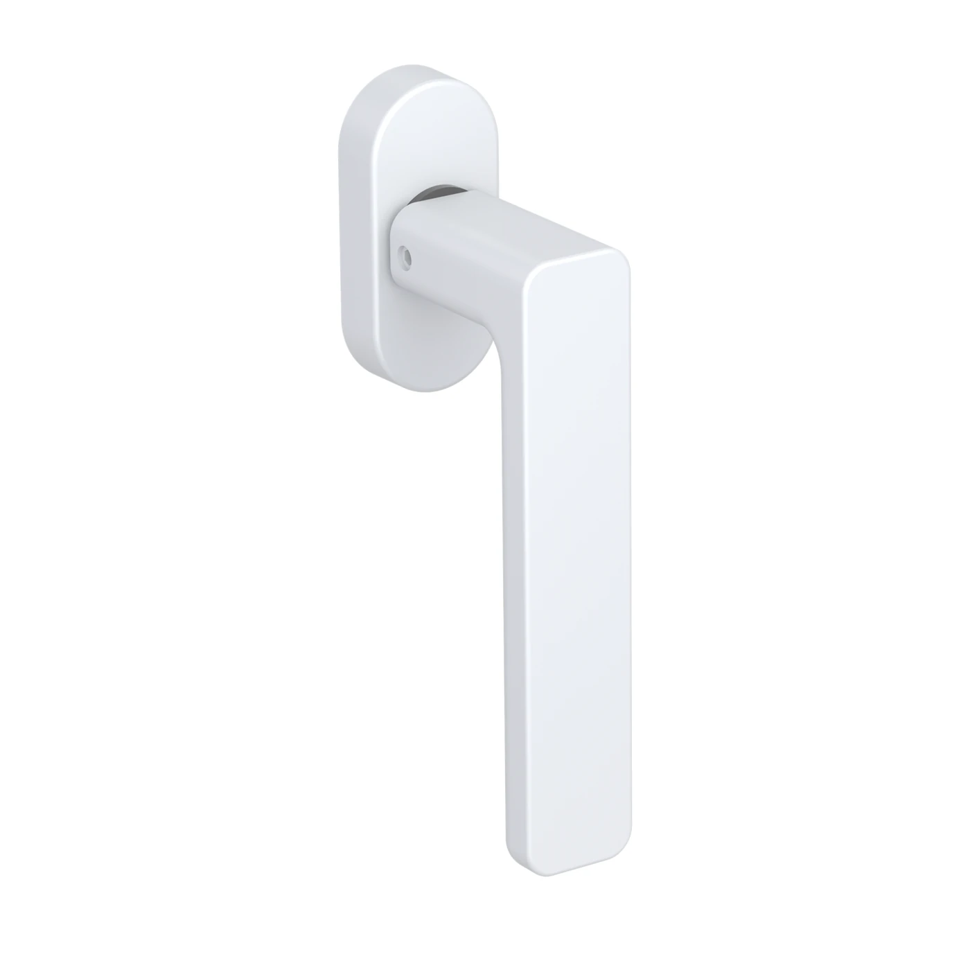 Griffwerk Fenstergriff VAYA 265 MINIMAL MODERN - Oberfläche: Seidenweiß, DIN: Rechts, Fensterfunktion: unverschließbar, Stiftlänge: 7 x 32 mm