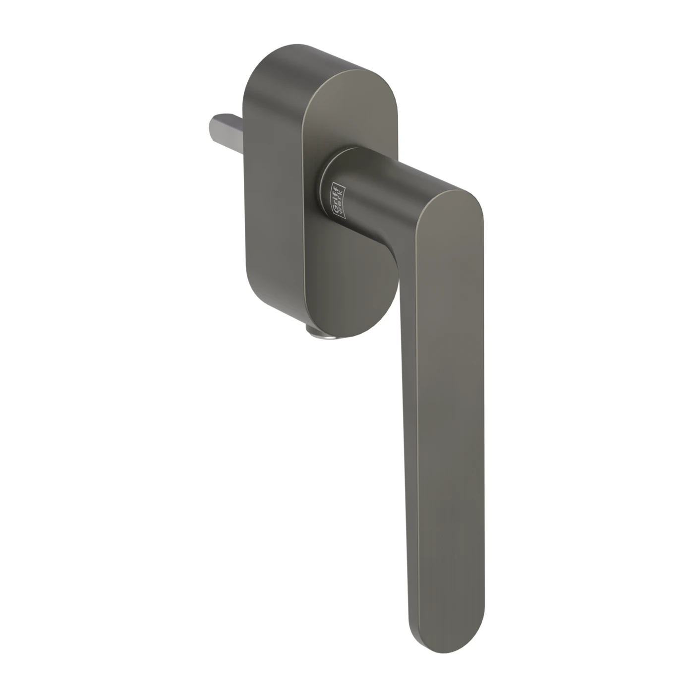 [291352127] Griffwerk Fenstergriff VAYA 291 Avus (Kaschmirgrau, Links, verschließbar, 7 x 40 mm)
