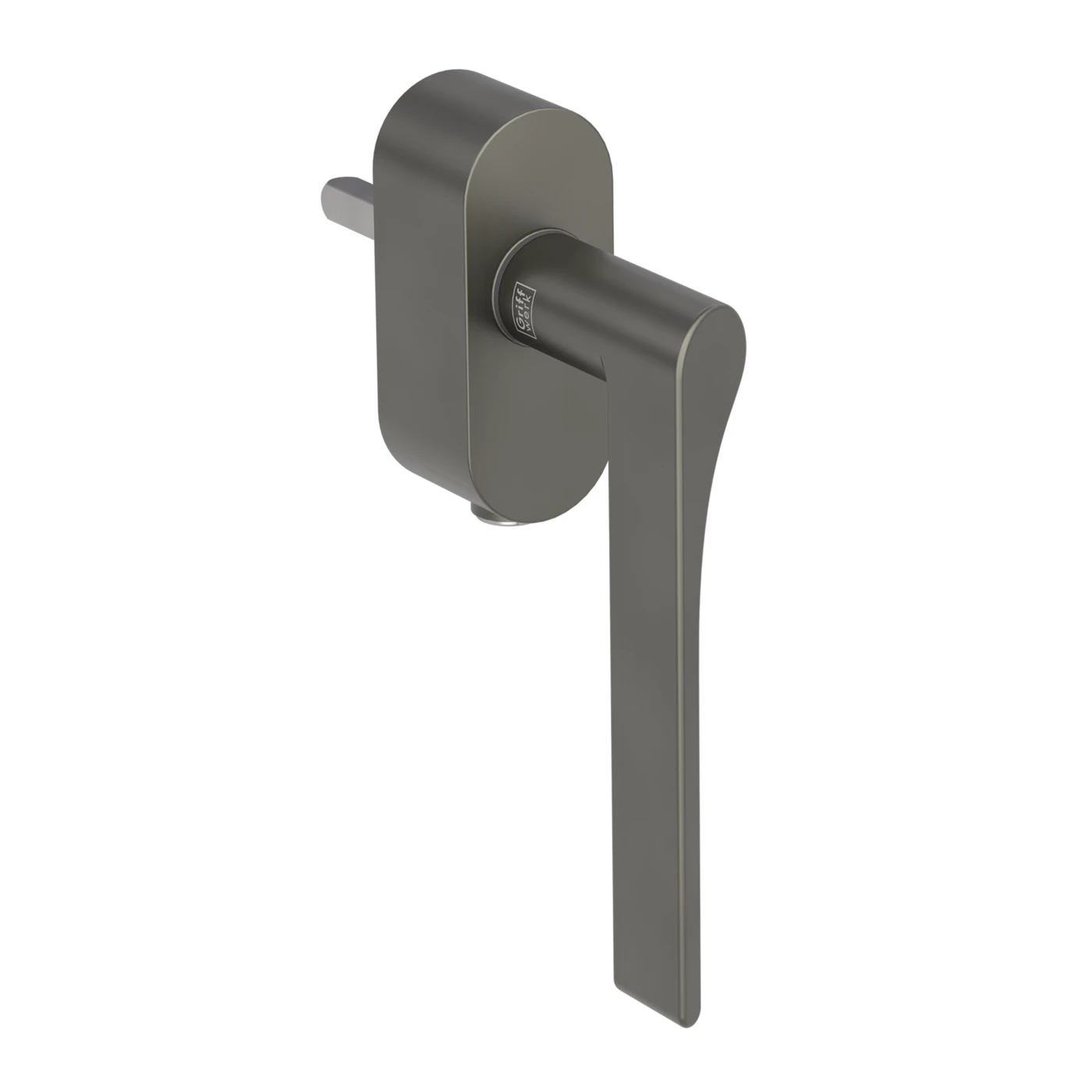 Griffwerk Fenstergriff VAYA 261 Leaf Light - Oberfläche: Kaschmirgrau, DIN: Links, Fensterfunktion: verschließbar, Stiftlänge: 7 x 40 mm