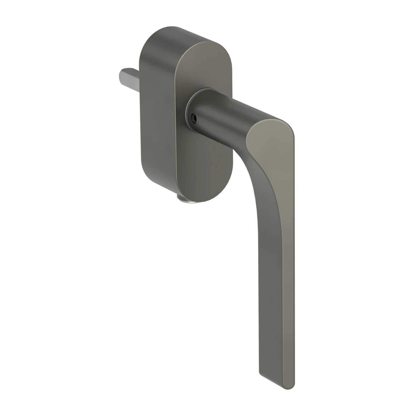 Griffwerk Fenstergriff VAYA 261 Leaf Light - Oberfläche: Kaschmirgrau, DIN: Rechts, Fensterfunktion: verschließbar, Stiftlänge: 7 x 40 mm