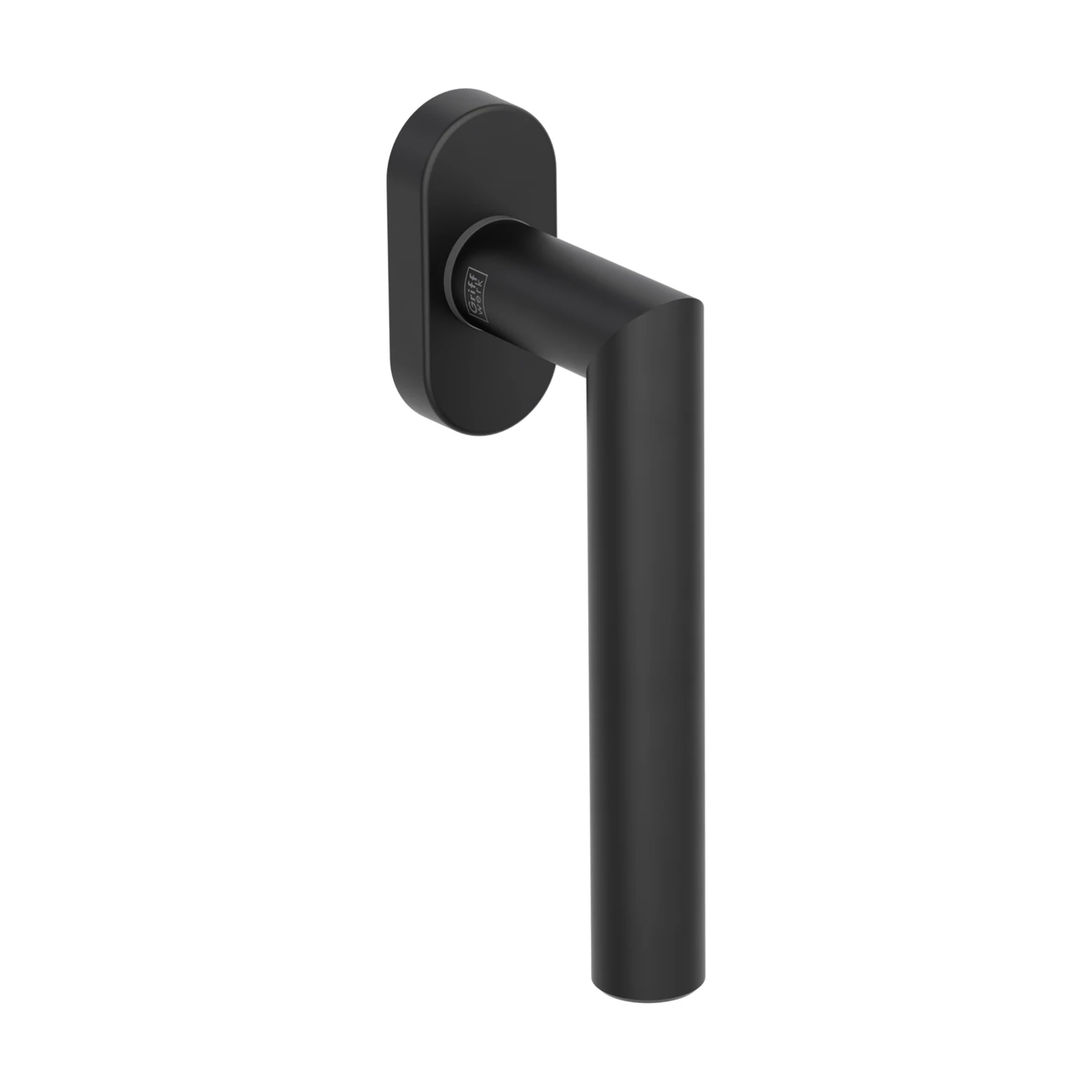 Griffwerk Fenstergriff VAYA 128 LUCIA - Oberfläche: Graphitschwarz, DIN: Links, Fensterfunktion: unverschließbar, Stiftlänge: 7 x 32 mm
