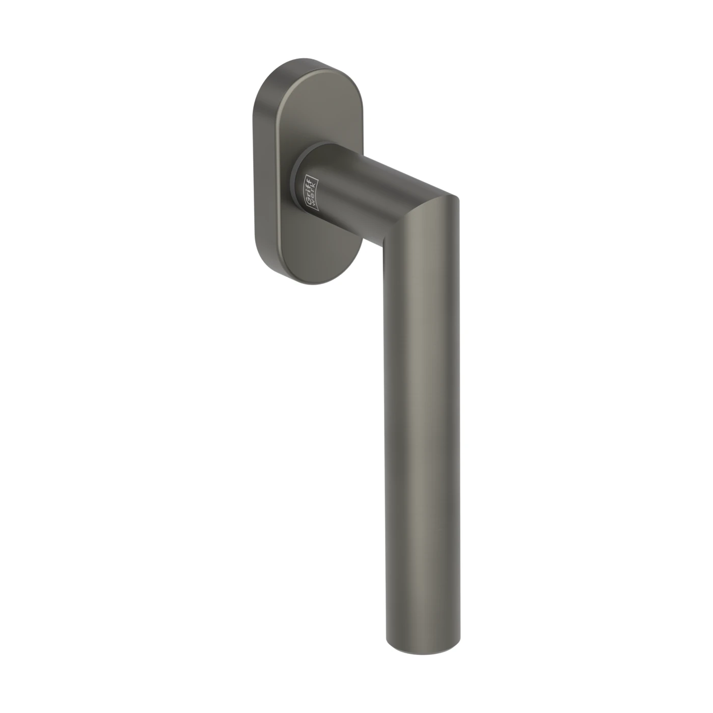 [128350277] Griffwerk Fenstergriff VAYA 128 LUCIA (Kaschmirgrau, Links, unverschließbar, 7 x 32 mm)