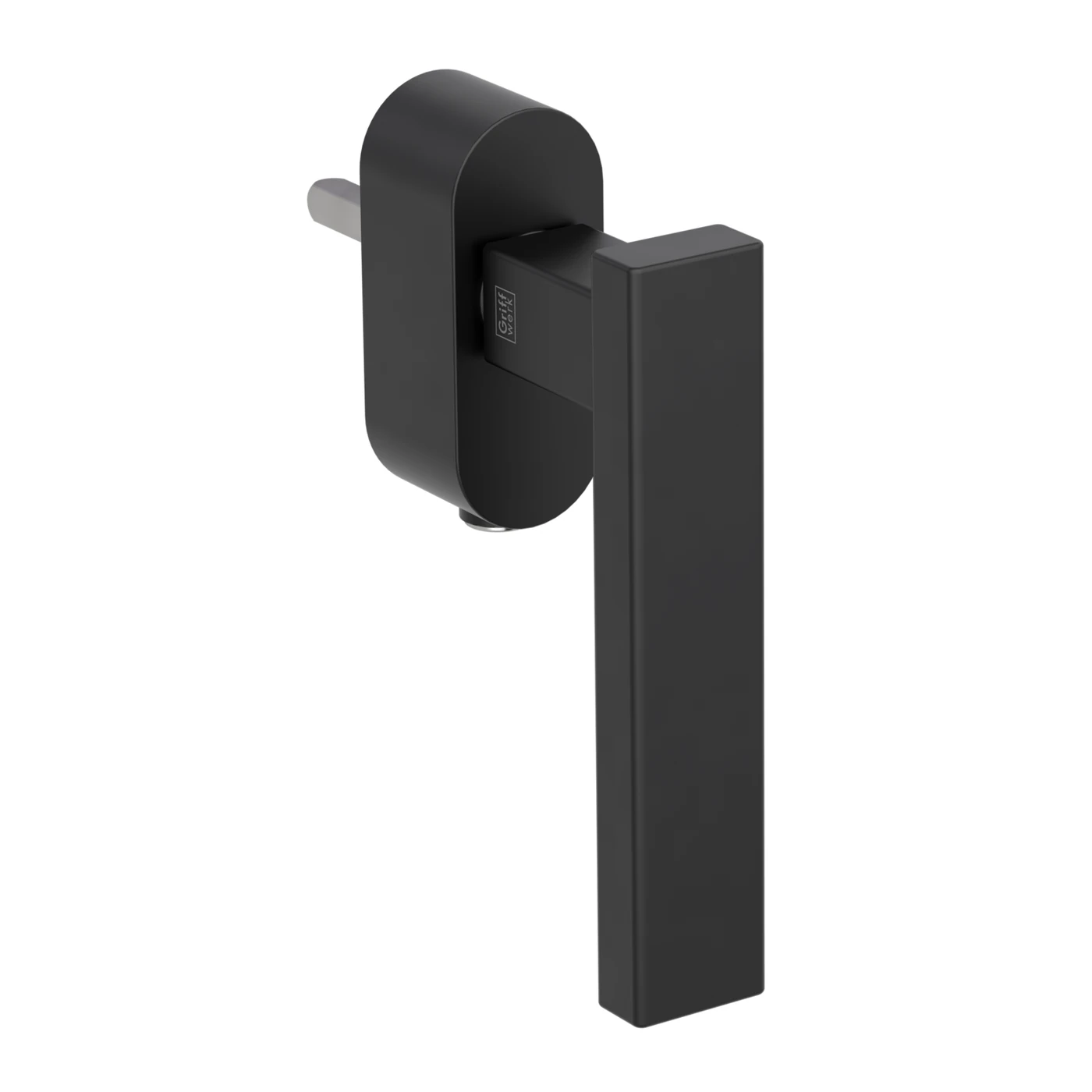 Griffwerk Fenstergriff VAYA 200 CUBICO - Oberfläche: Graphitschwarz, DIN: Links, Fensterfunktion: verschließbar, Stiftlänge: 7 x 40 mm