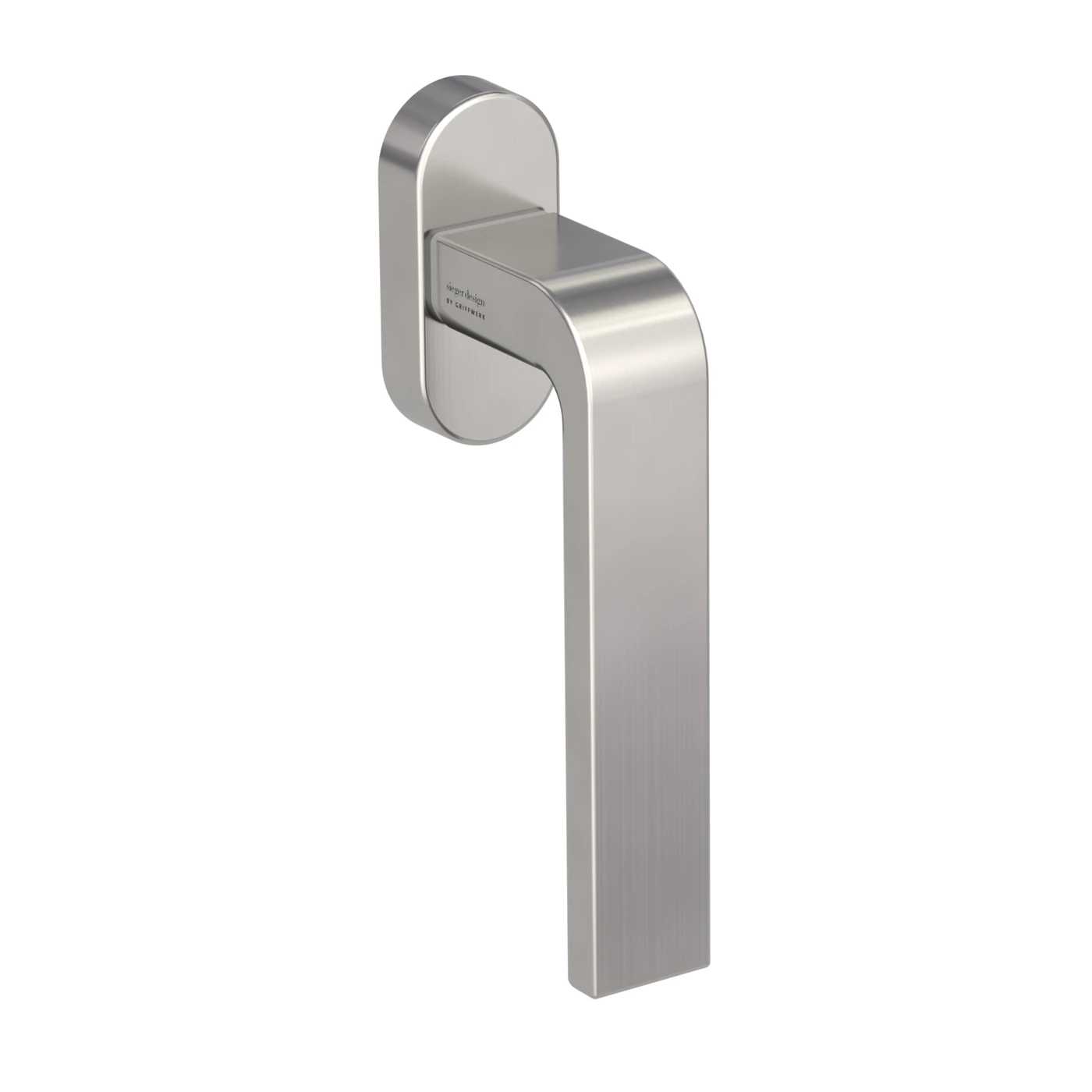 Griffwerk Fenstergriff sieger design GRAPH - Oberfläche: Samtgrau, DIN: Links, Stiftlänge: 7 x 32 mm