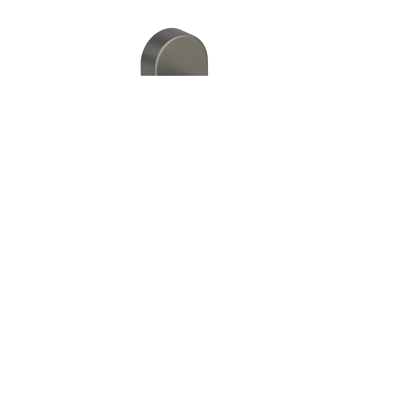 Griffwerk Fenstergriff sieger design MINIMAL MODERN - Oberfläche: Kaschmirgrau, DIN: Rechts, Stiftlänge: 7 x 42 mm