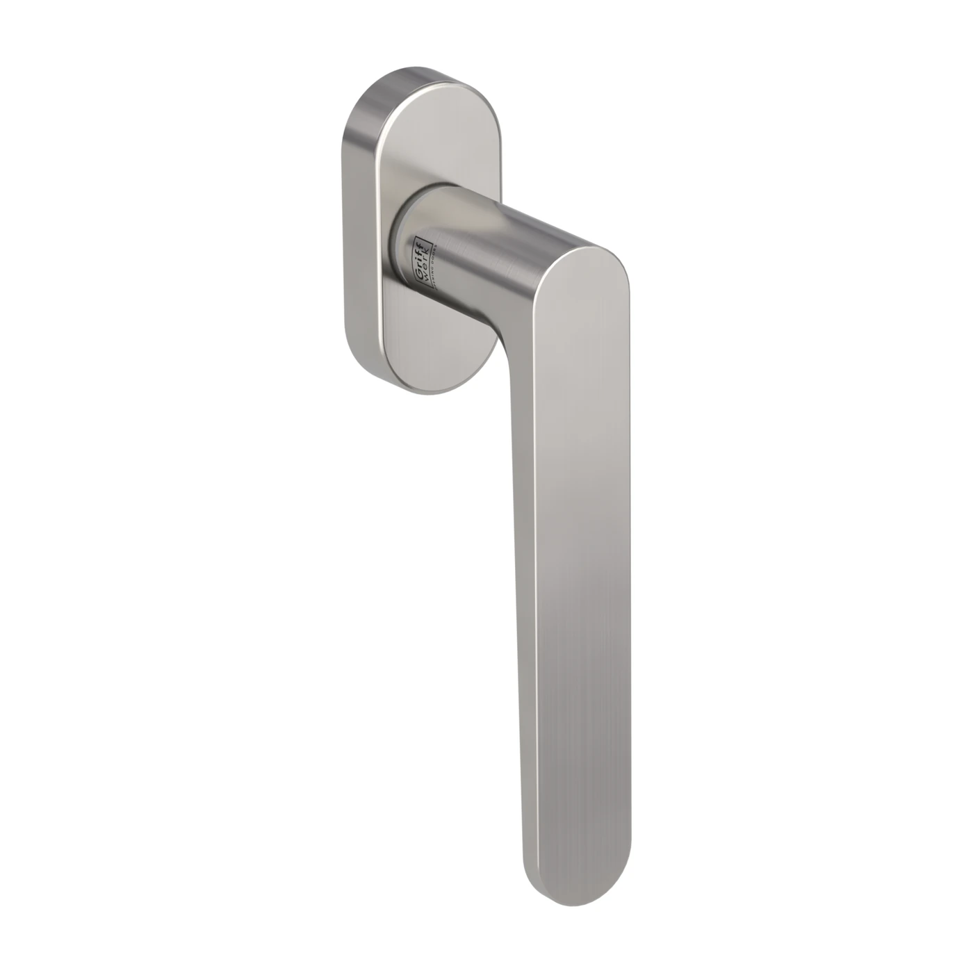 Griffwerk Fenstergriff AVUS - Oberfläche: Samtgrau, DIN: Links, Stiftlänge: 7 x 42 mm