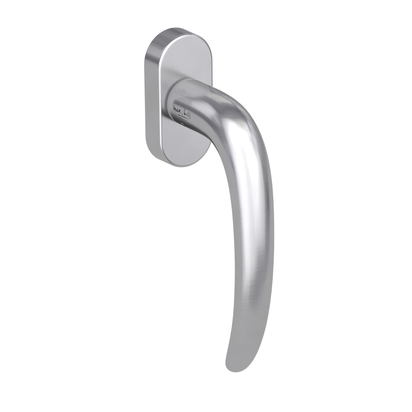 Griffwerk Fenstergriff ULMER GRIFF - Oberfläche: Edelstahl matt, DIN: Links, Stiftlänge: 7 x 42 mm