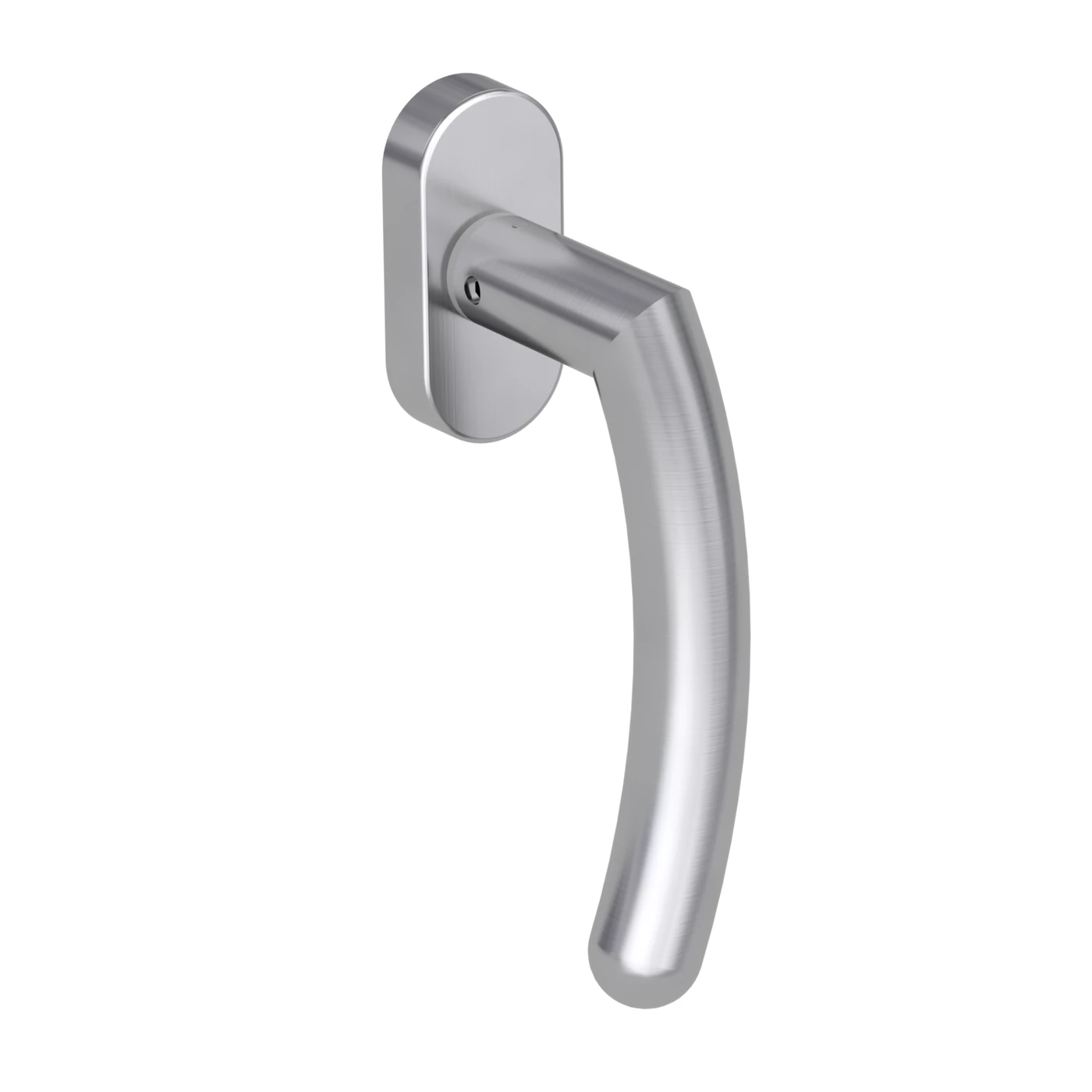 Griffwerk Fenstergriff SAVIA PROFESSIONAL - Oberfläche: Edelstahl matt, DIN: Rechts, Stiftlänge: 7 x 32 mm