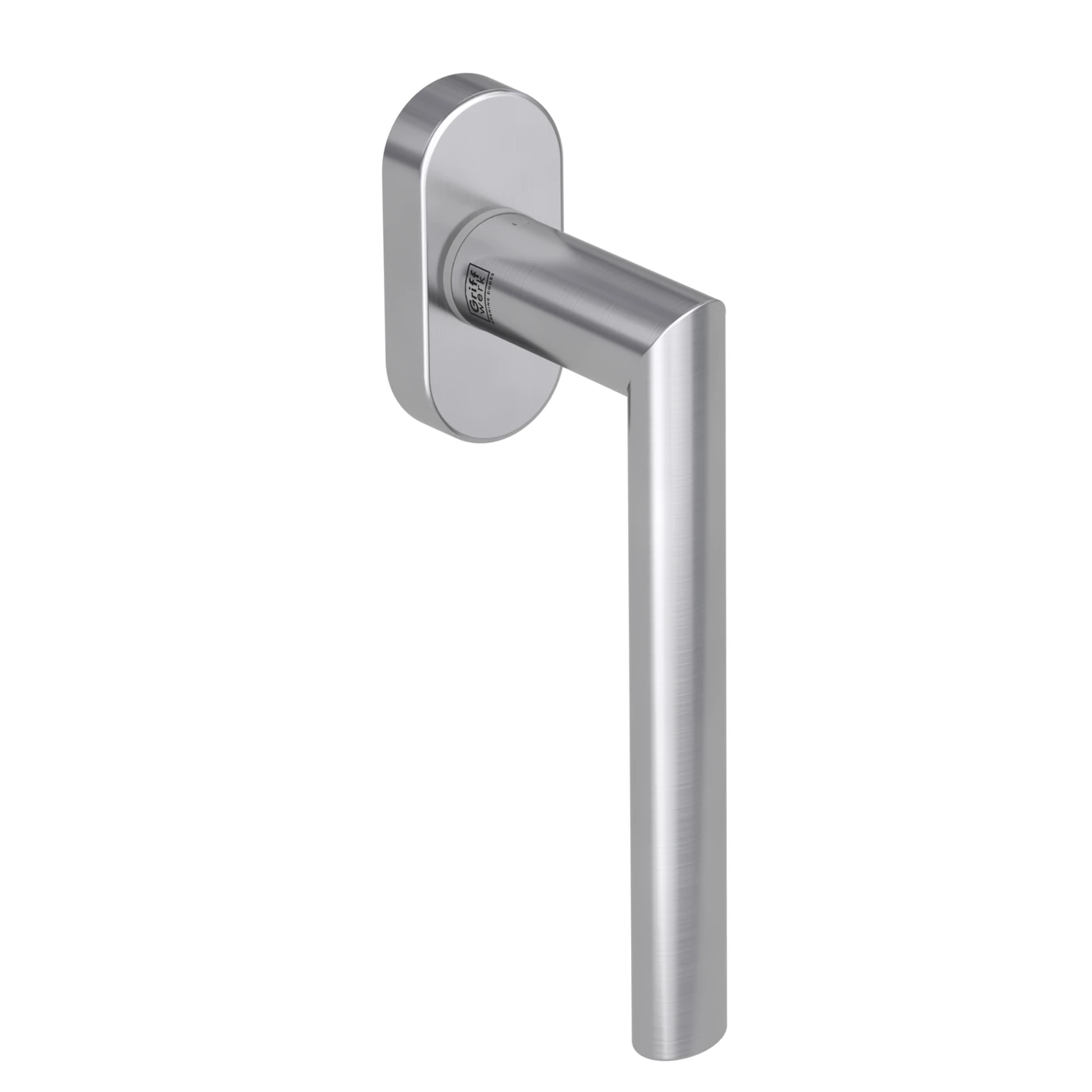 Griffwerk Fenstergriff OVIDA - Oberfläche: Edelstahl matt, DIN: Links, Stiftlänge: 7 x 42 mm