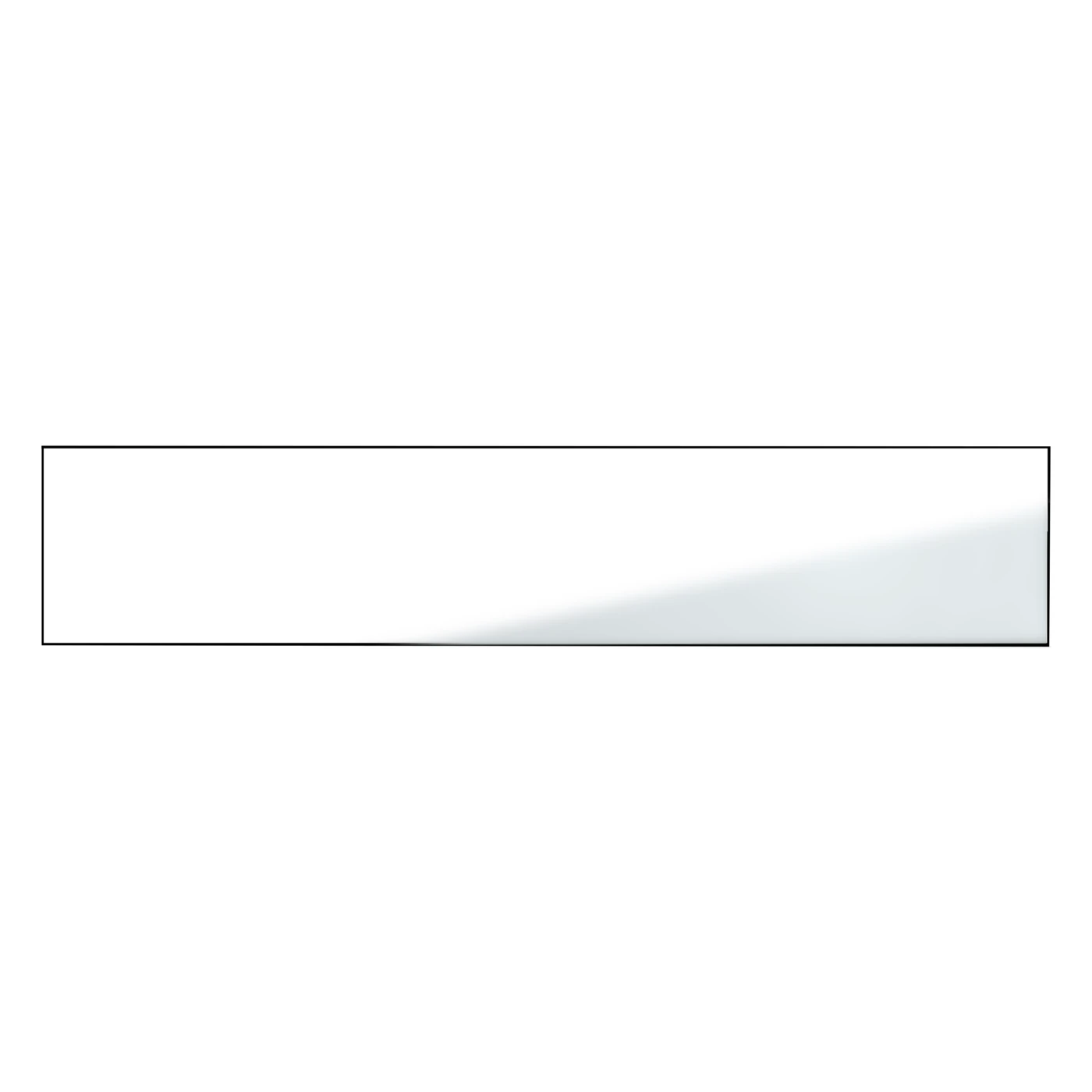 Griffwerk Inlay-Set FRAME 1.0 unverschließbar - Oberfläche: klar, Material: Glas