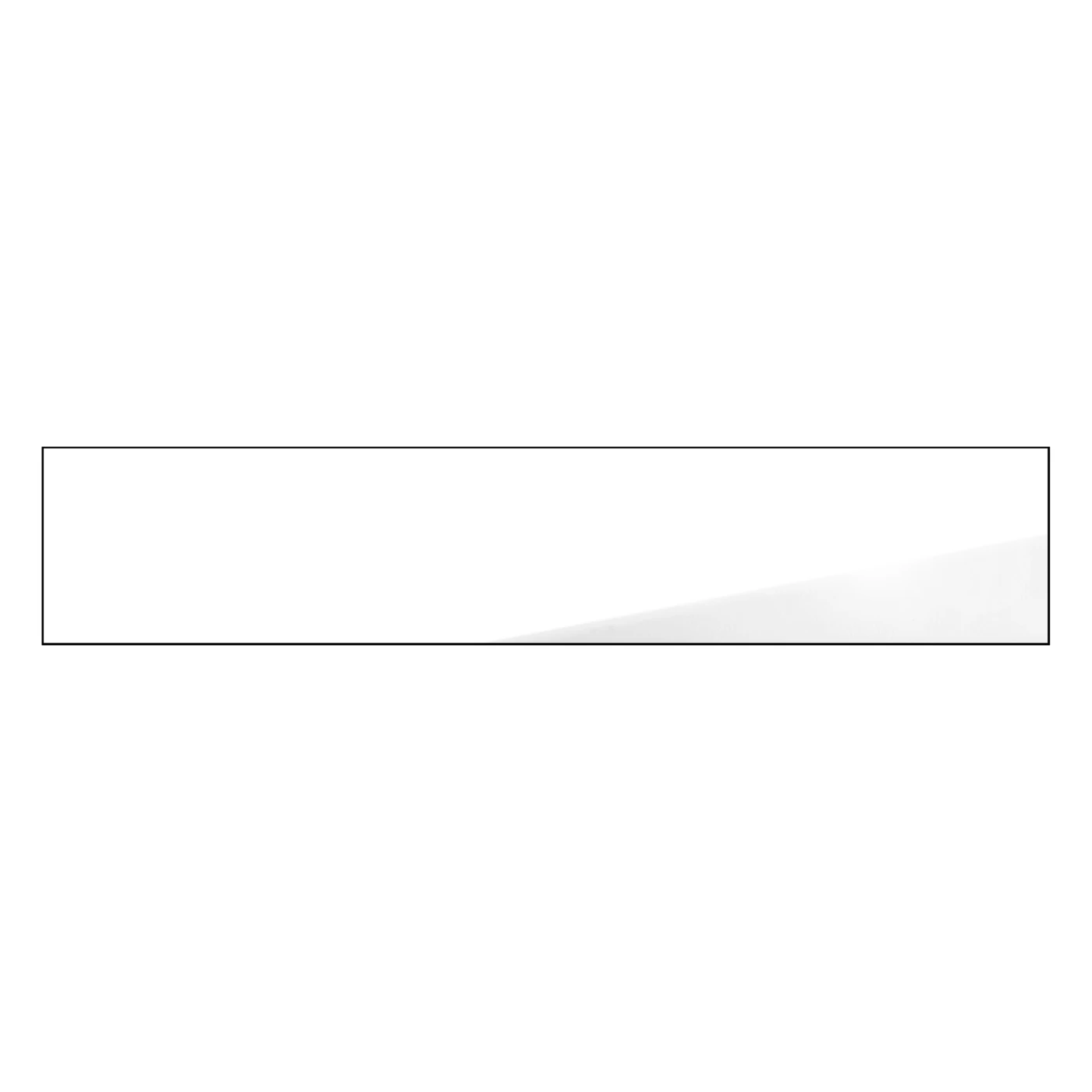 [Z015050200] Griffwerk Inlay-Set FRAME 1.0 unverschließbar (weiß RAL 9016, Glas)