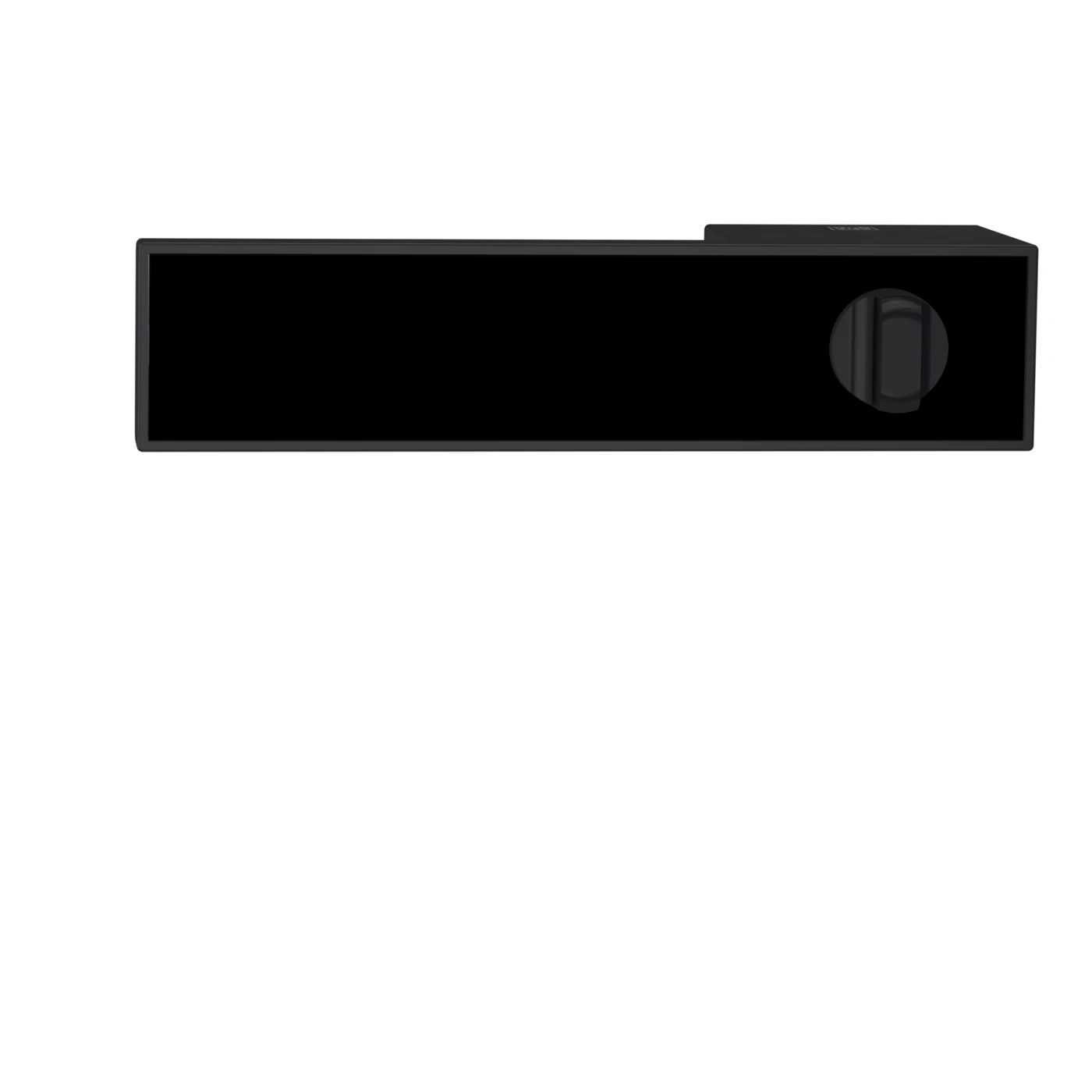 [293010228] Griffwerk Türgriffpaar FRAME 1.0 (Graphitschwarz, Links, WC, Türstärke 38-45 mm)