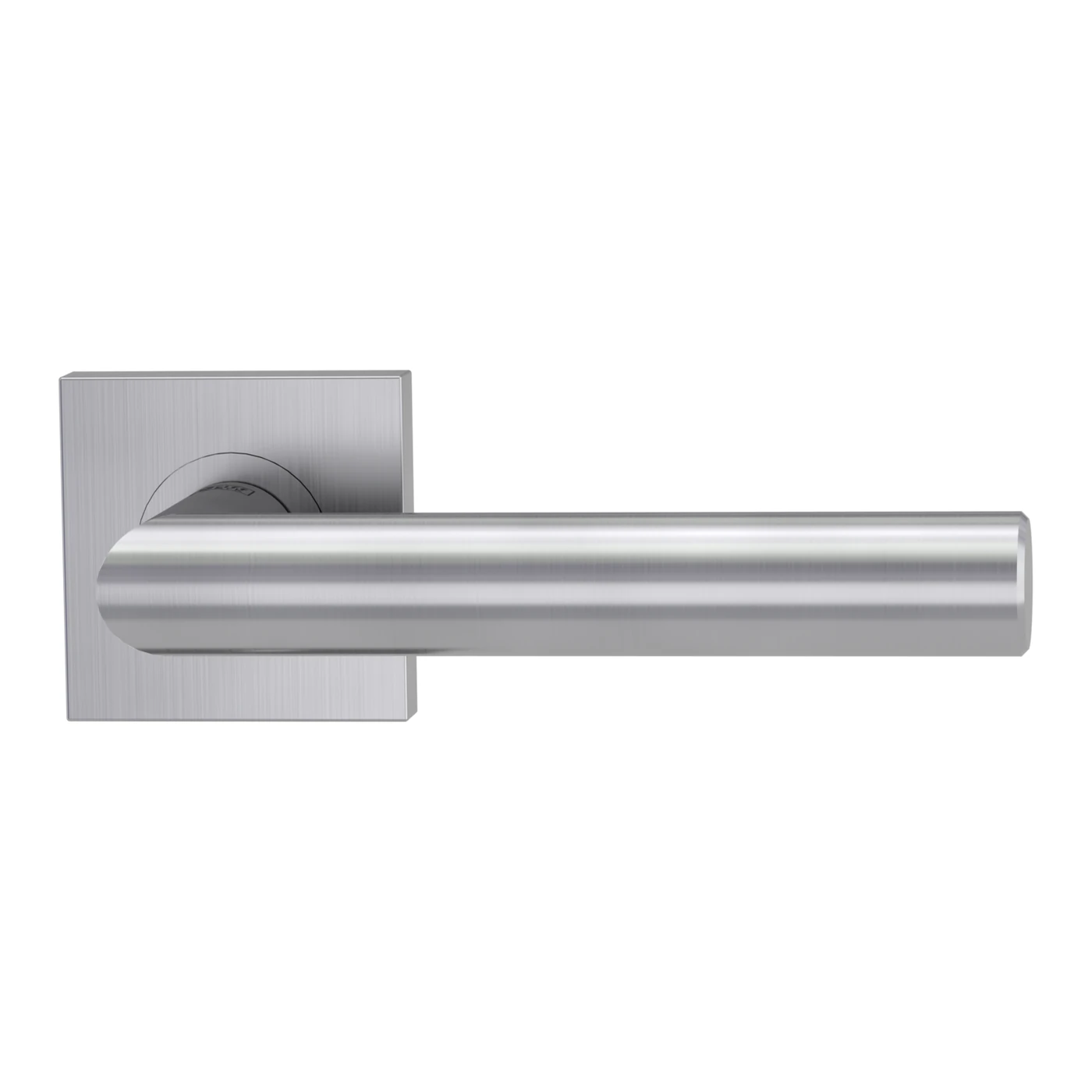 Griffwerk Türgriffgarnitur LUCIA PROFESSIONAL - DIN: Beidseitig, Rosettenform: Eckig, Typ: TS 38-45mm, Verriegelung: OS, Ausführung: GK3, Oberfläche: Edelstahl matt