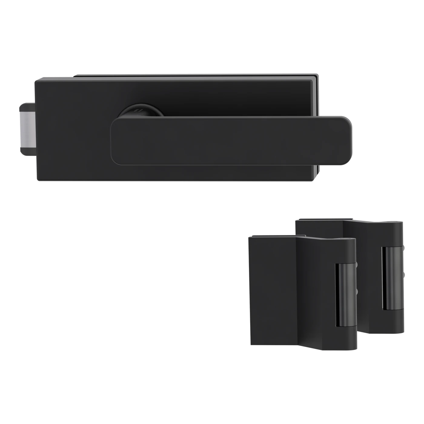 Glastürbeschlagset PURISTO S mit Griff MINIMAL MODERN Detail