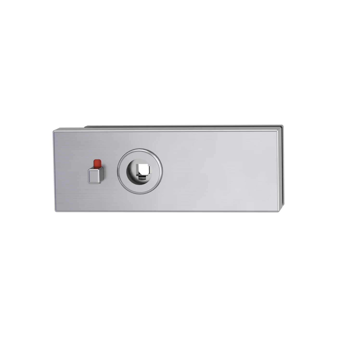 Griffwerk Glasschlosskasten PURISTO S - Oberfläche: Edelstahl matt, Fallentyp: Magnetfalle, Verriegelung: smart2lock
