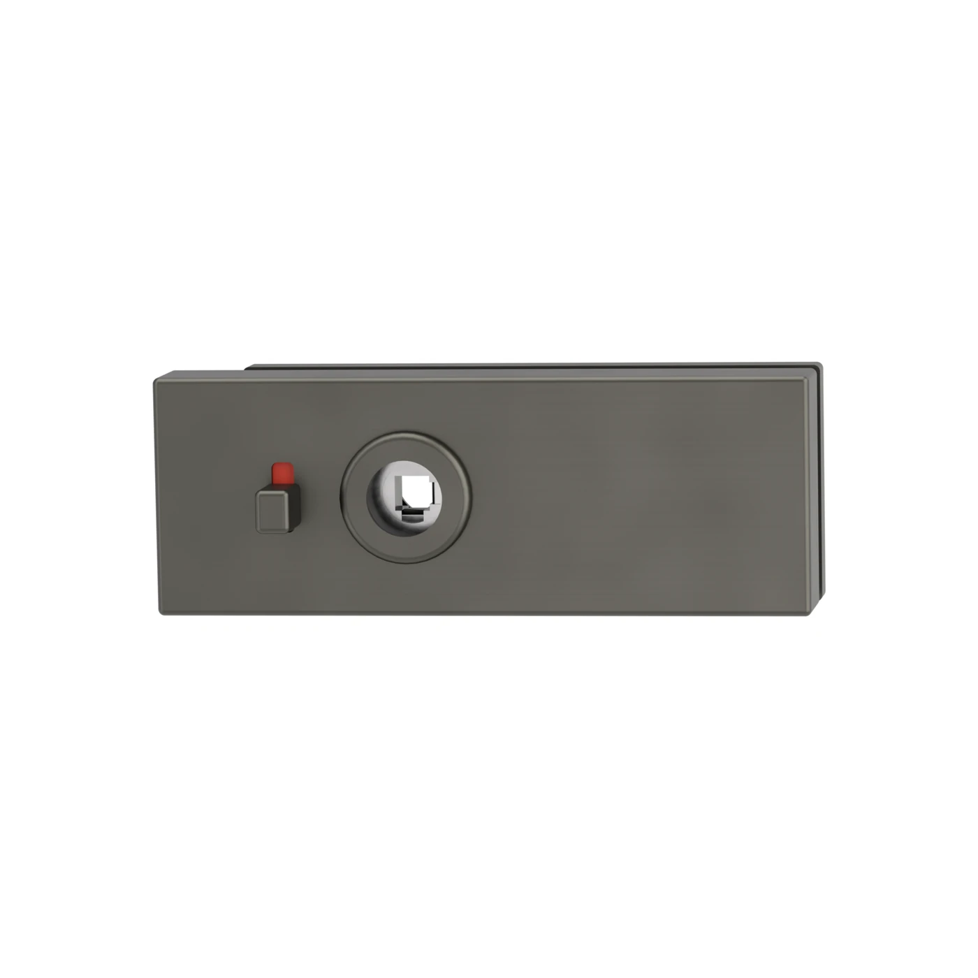 Griffwerk Glasschlosskasten PURISTO S - Oberfläche: Kaschmirgrau, Fallentyp: Magnetfalle, Verriegelung: smart2lock