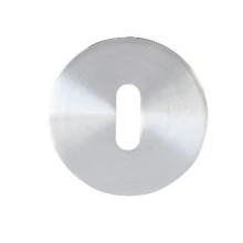 Griffwelt Schlüsselrosette 3-teilig (Zubehör) - Oberfläche: Nickel matt, Schließart: Profilzylinder