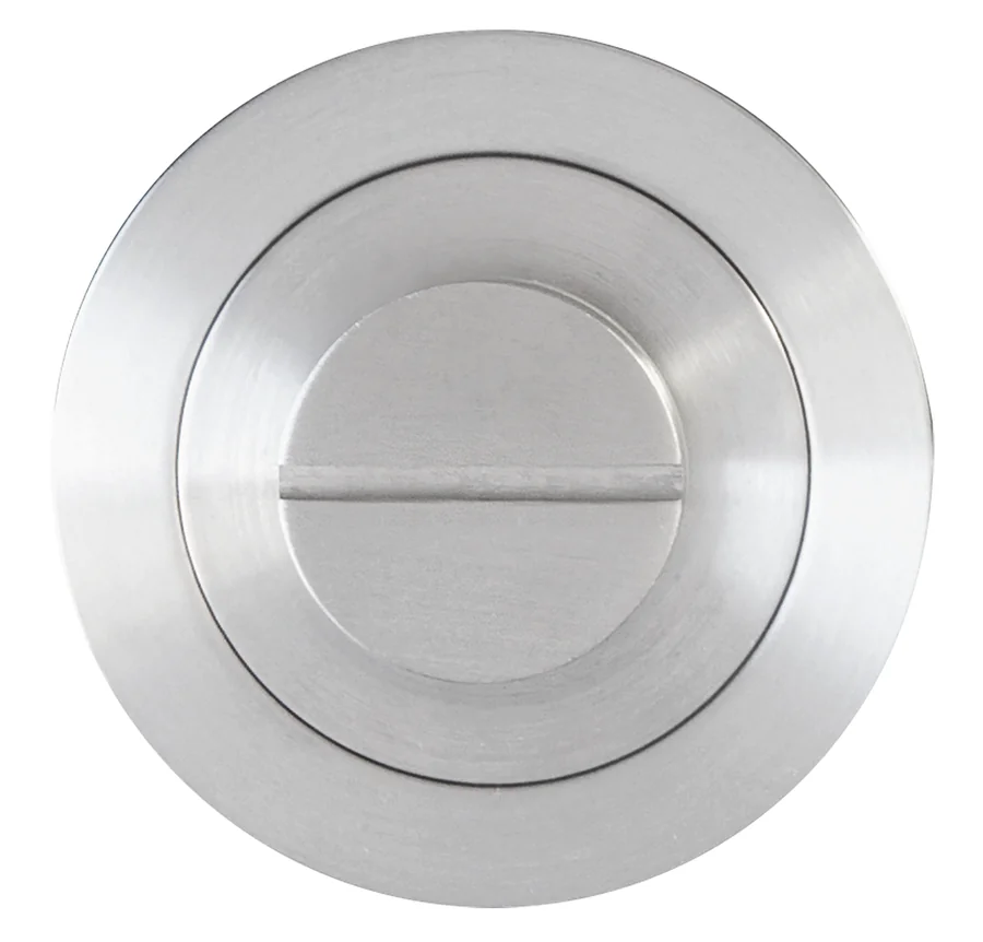 Griffwelt WC-Rosette 3-teilig (Zubehör) - Oberfläche: Edelstahl matt, Ausführung (Griffwelt): Ö-Norm · Stift 7 mm