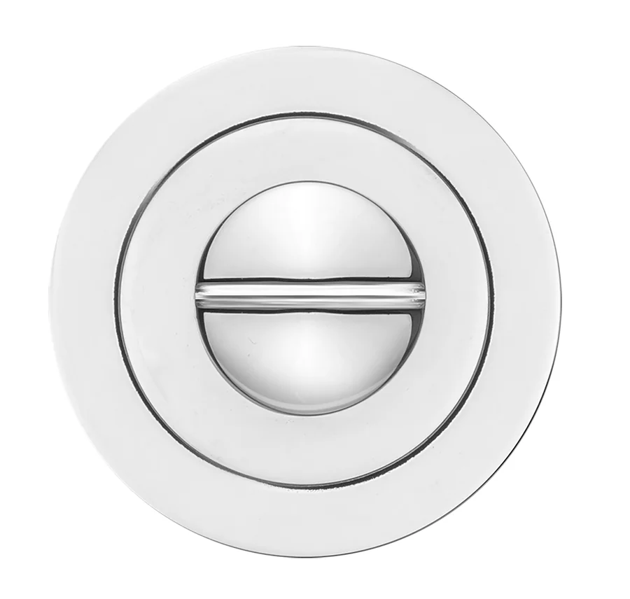 Griffwelt WC-Rosette 3-teilig (Zubehör) - Oberfläche: Chrom, Ausführung (Griffwelt): Ö-Norm · Stift 7 mm