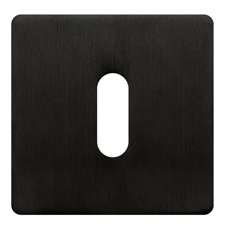 Griffwelt Flat-Rosette (Magnet, Zubehör) - Oberfläche: Tiefschwarz, Ausführung (Griffwelt): Square · BB Buntbart
