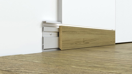 Simi-lar Zero wandbündige Sockelleiste Trockenbau – Set je Meter